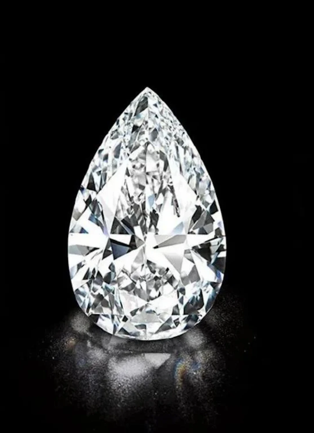 Lab Pear Shape Diamond 5.00 Cts - E/VVS