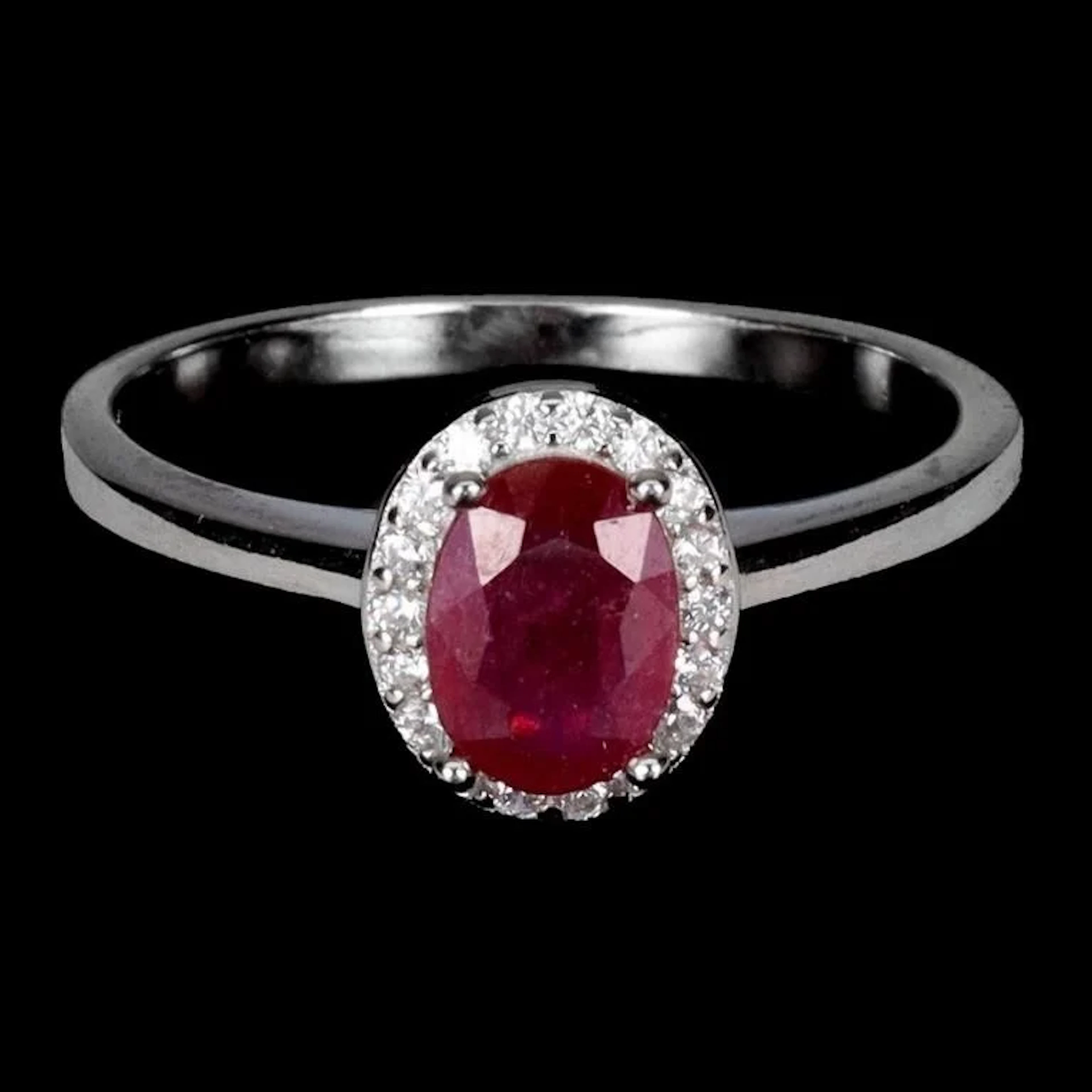 Natural Pigeon Blood Red Ruby Ring