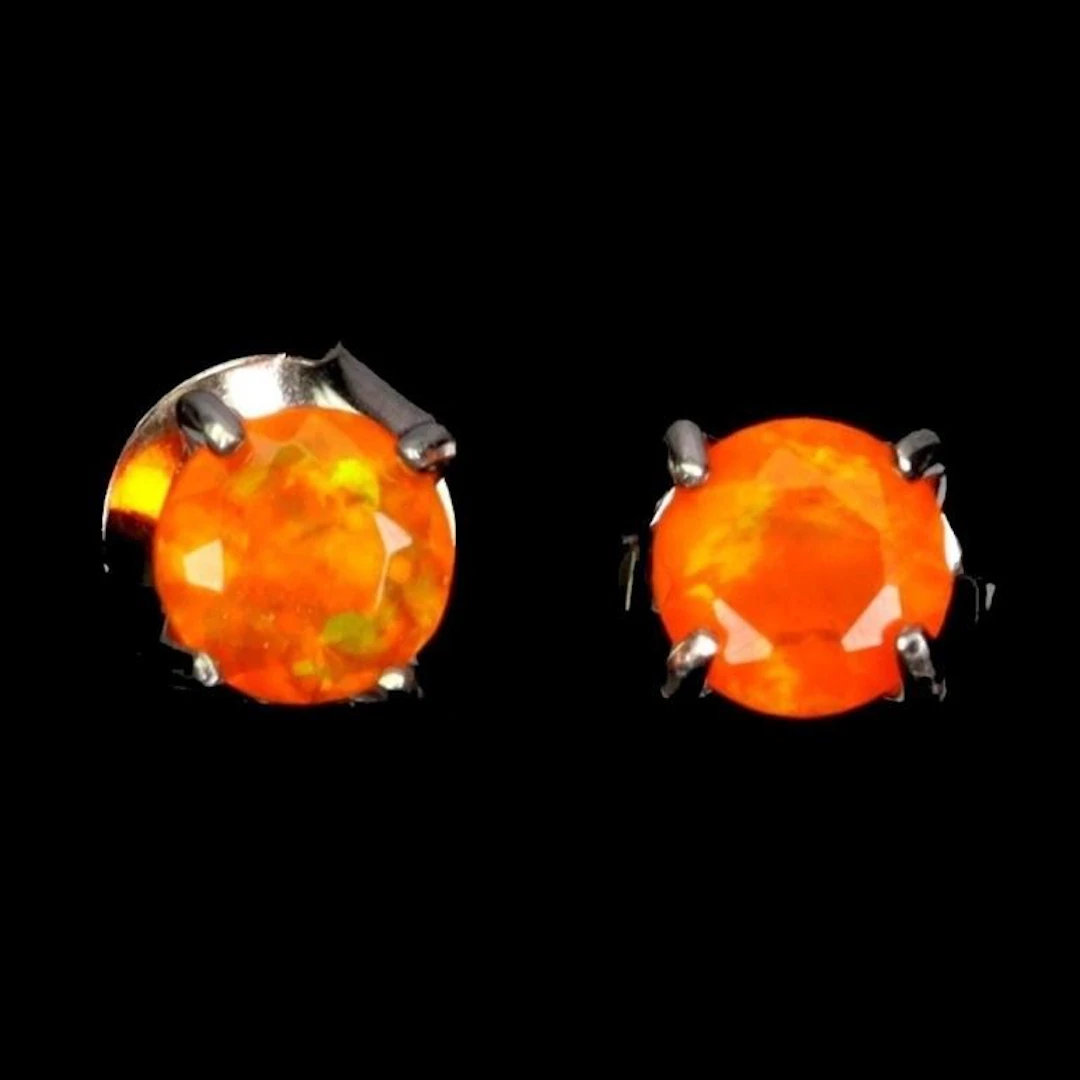 Natural Ethopian Opal EarStuds