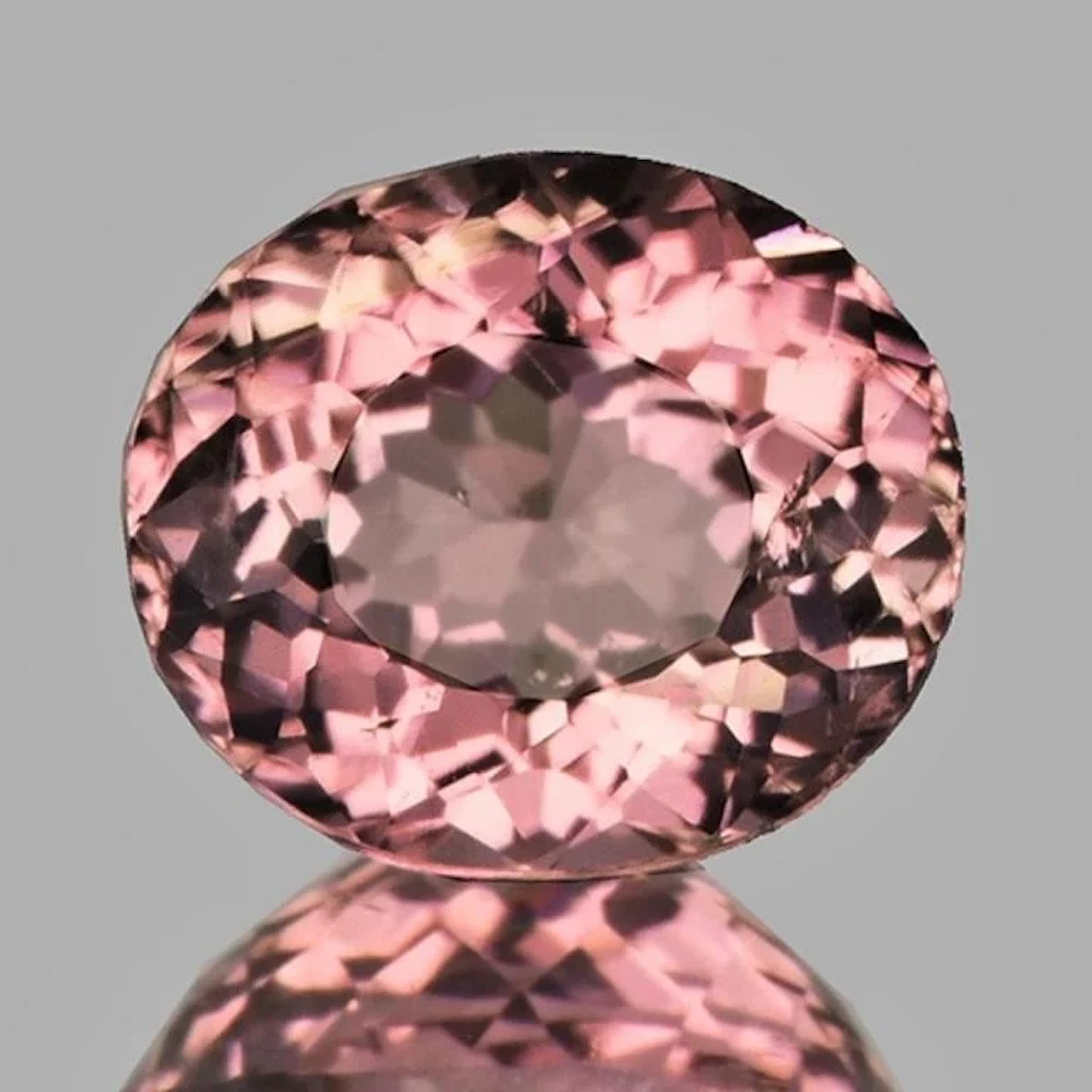 Natural Peach Pink Tourmaline 1.15 Cts { Flawless-