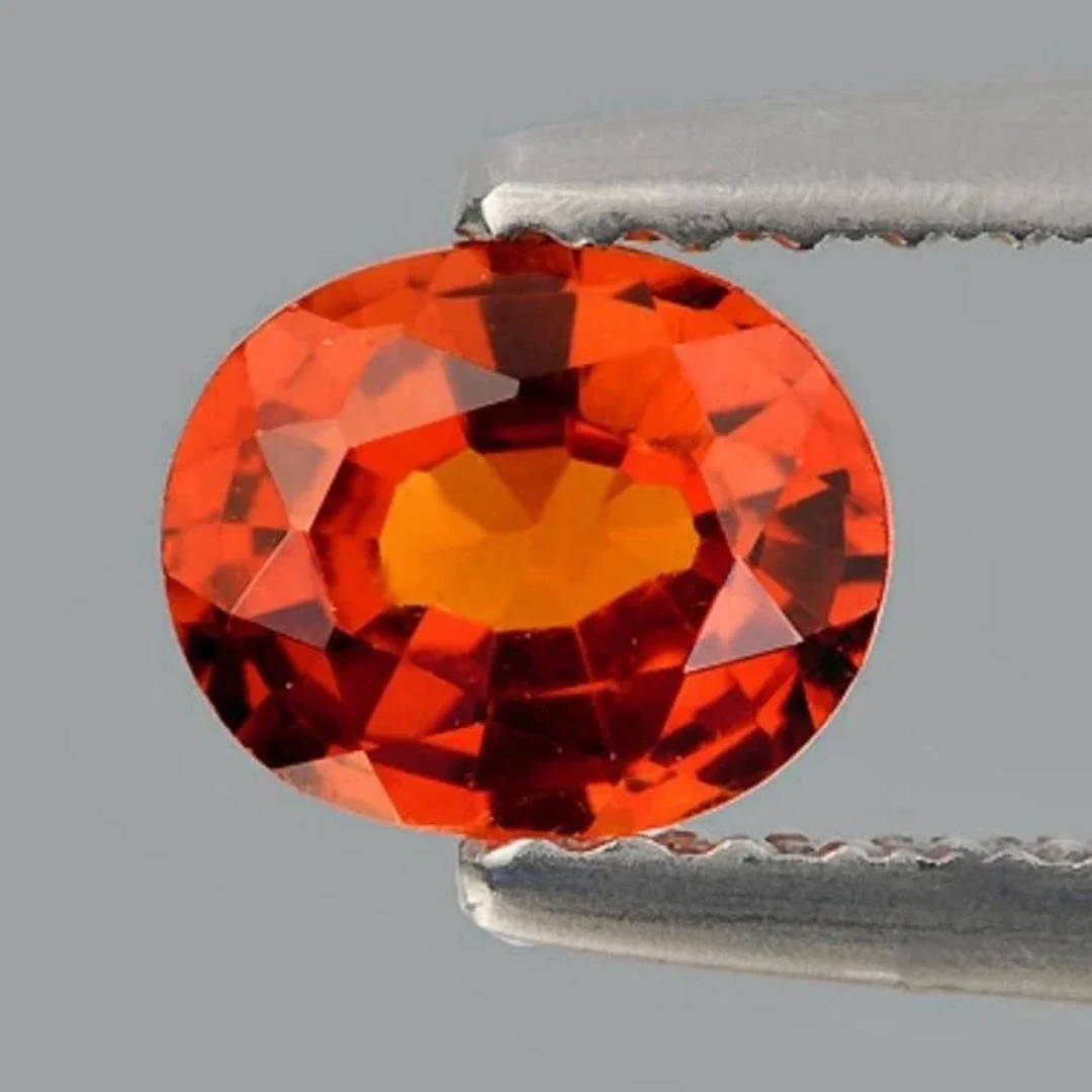 Natural Mandarin Orange Spessartite Garnet Flawles