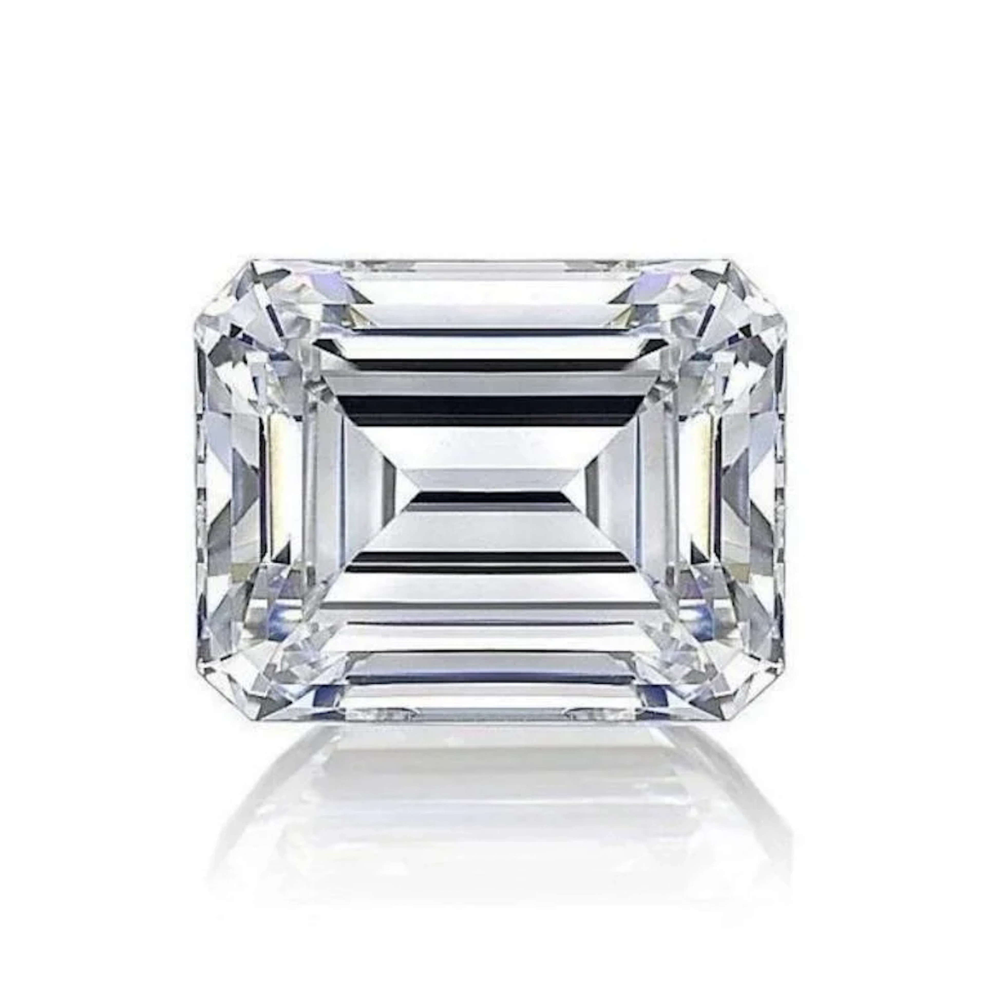 Brilliant White Emerald Cut Diamond 7 Cts - IGI Ce