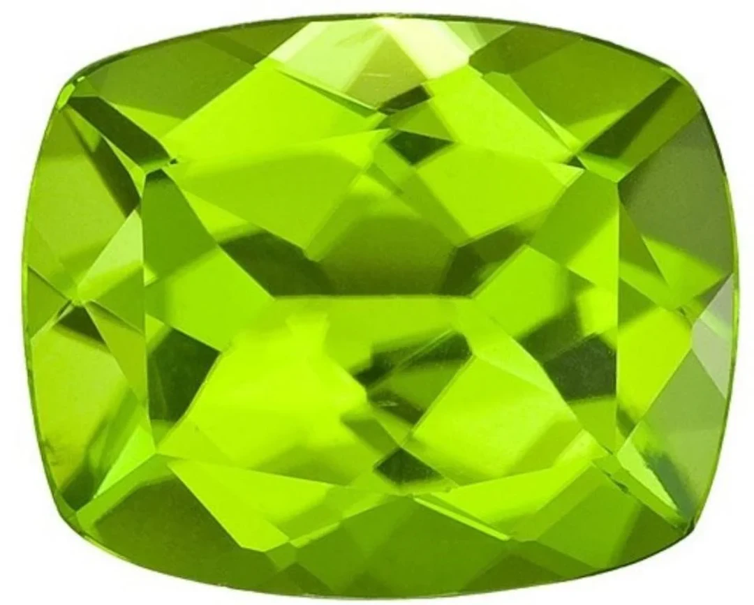 Natural Cushion Green Peridot 9.45 Cts [VVS]