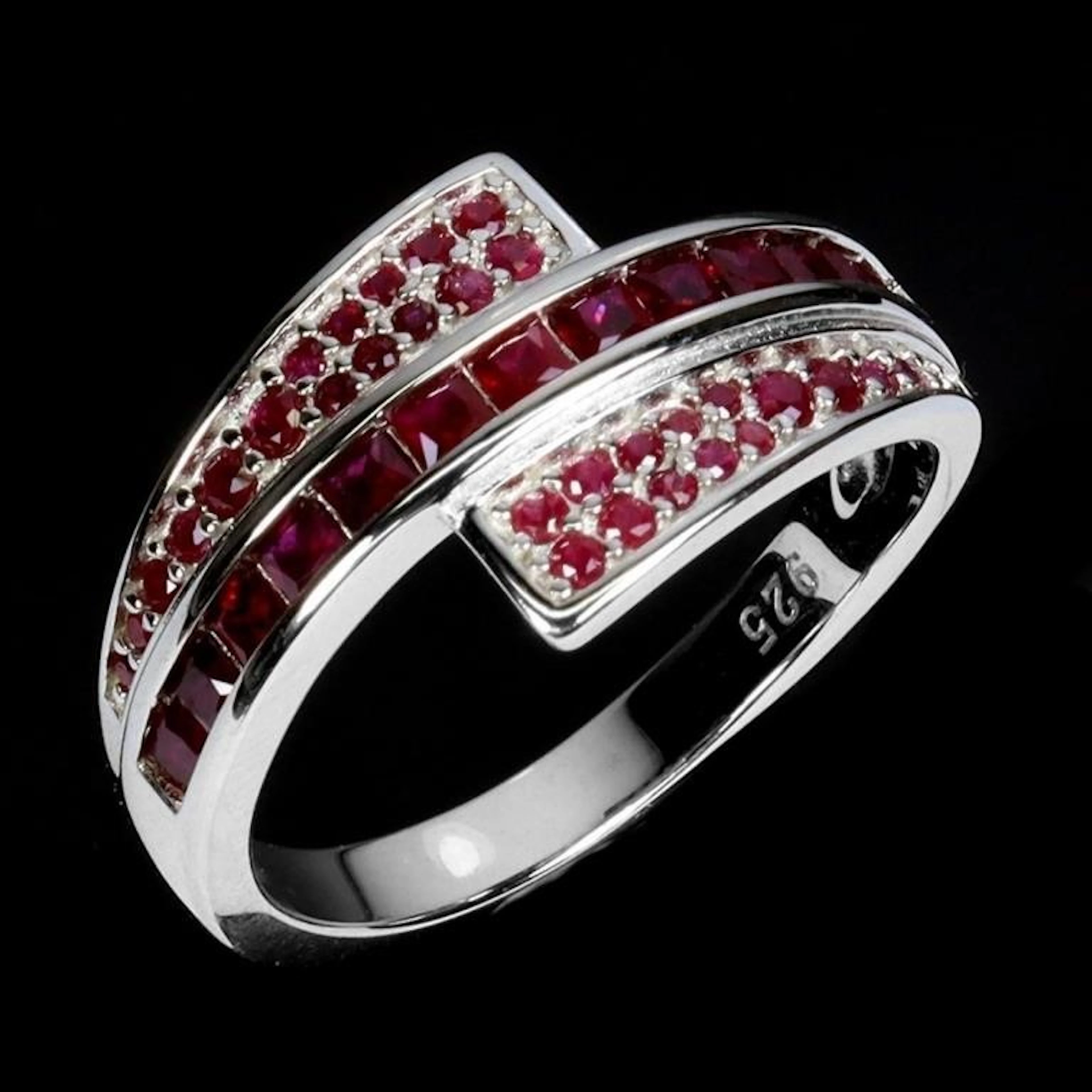 Natural Princess Red Burma Ruby Ring