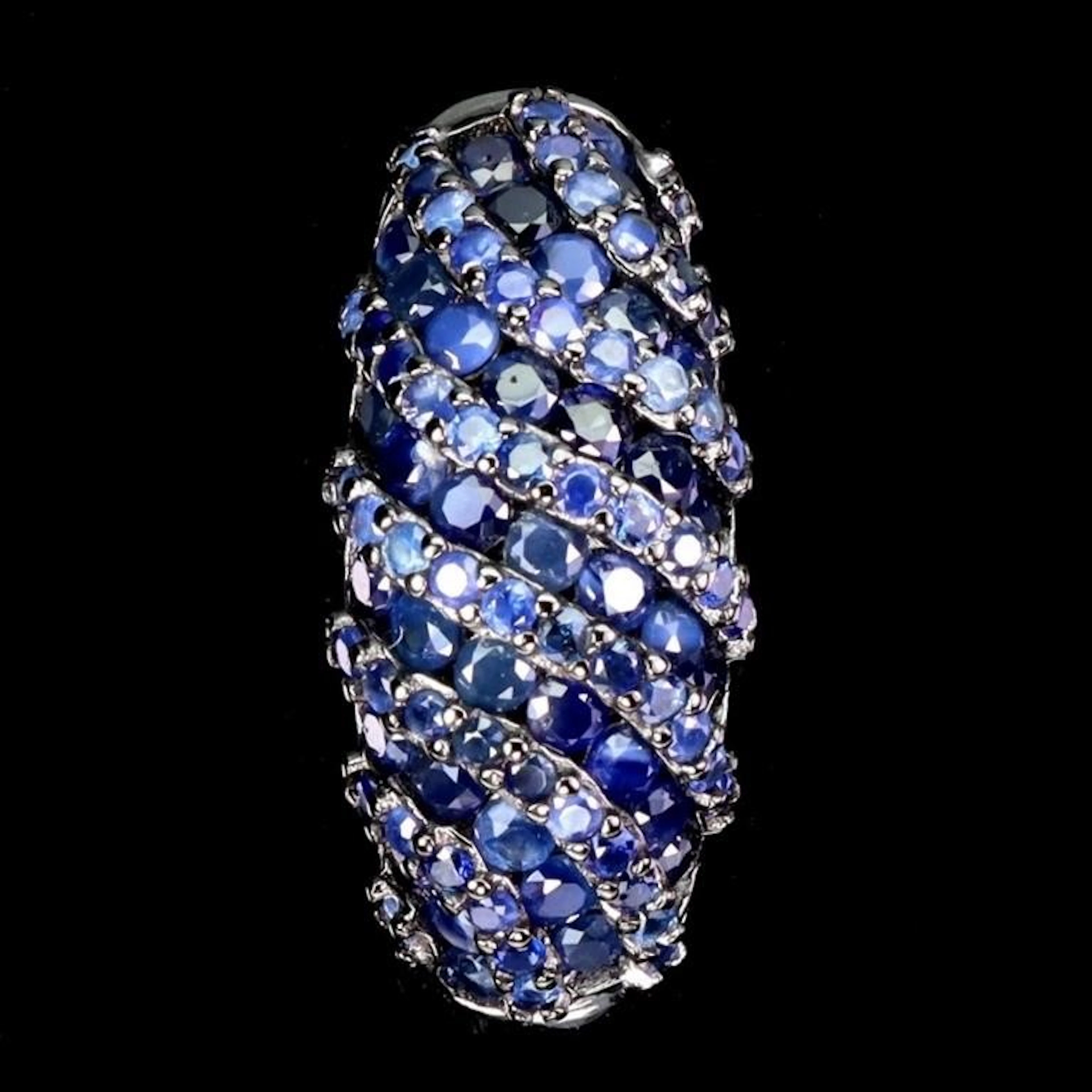 Natural Burma Blue Sapphire Pendant