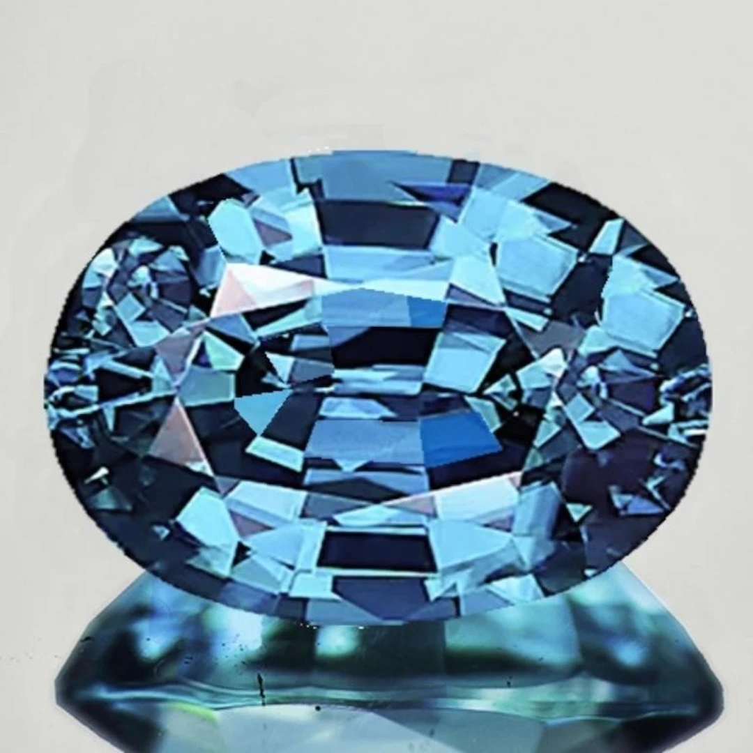 Natural Electric Blue Zircon {Flawless-VVS1}