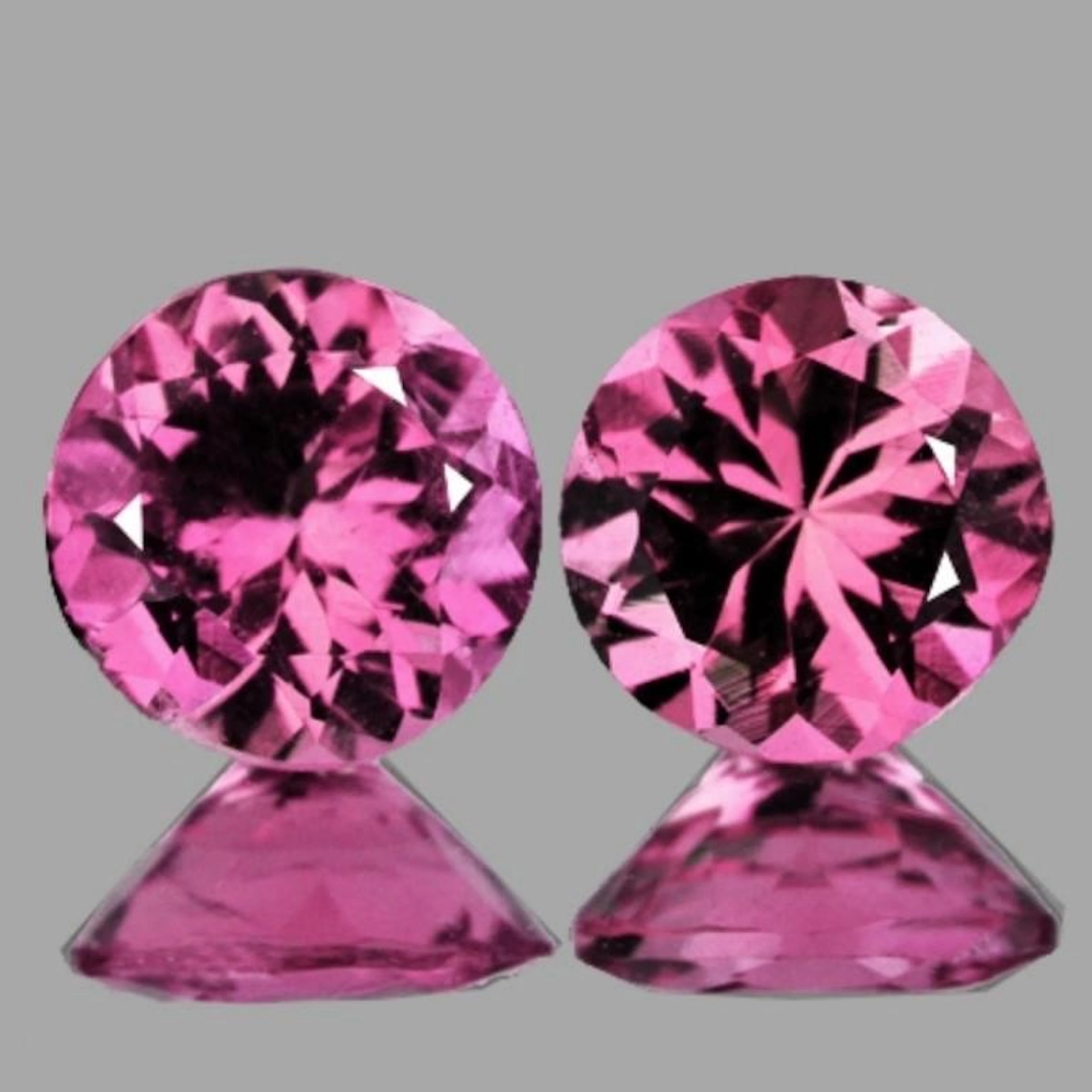 Natural Pink Mahenge Spinel Pair {Flawless-VVS}