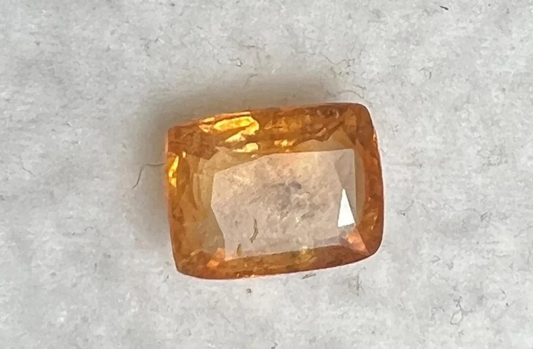 Natural Orange Ceylon Sapphire....5.19 Cts
