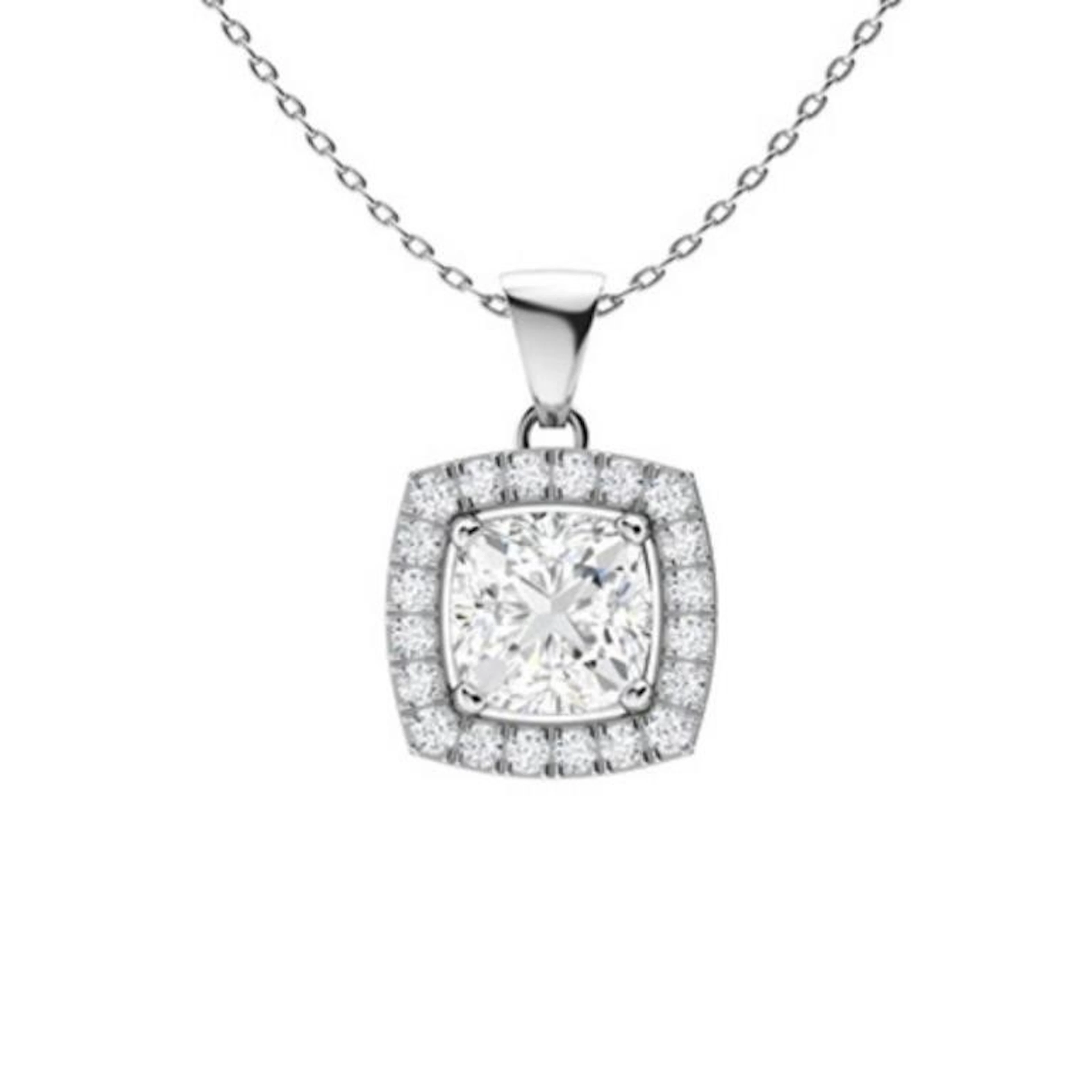 Gold & White Diamonds 2.50 Cts Necklace - E/VVS