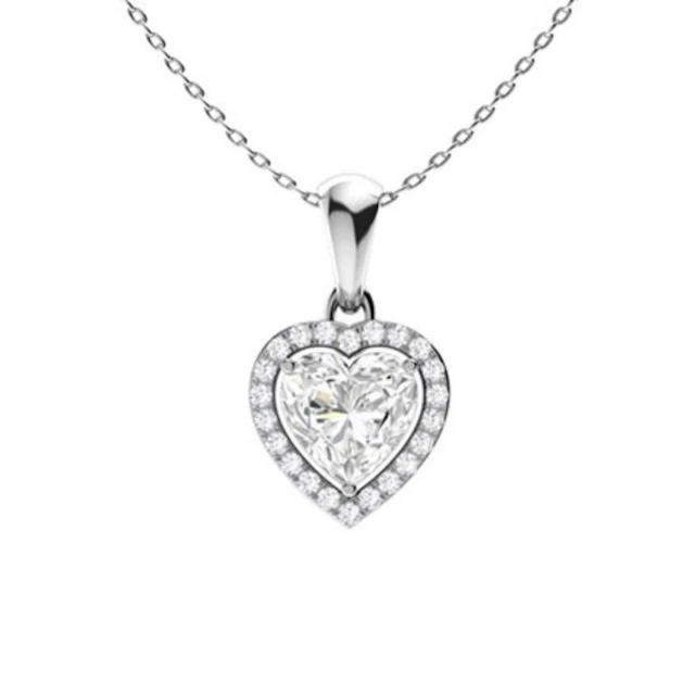Gold & White Diamonds 2 Cts Necklace - E/VVS