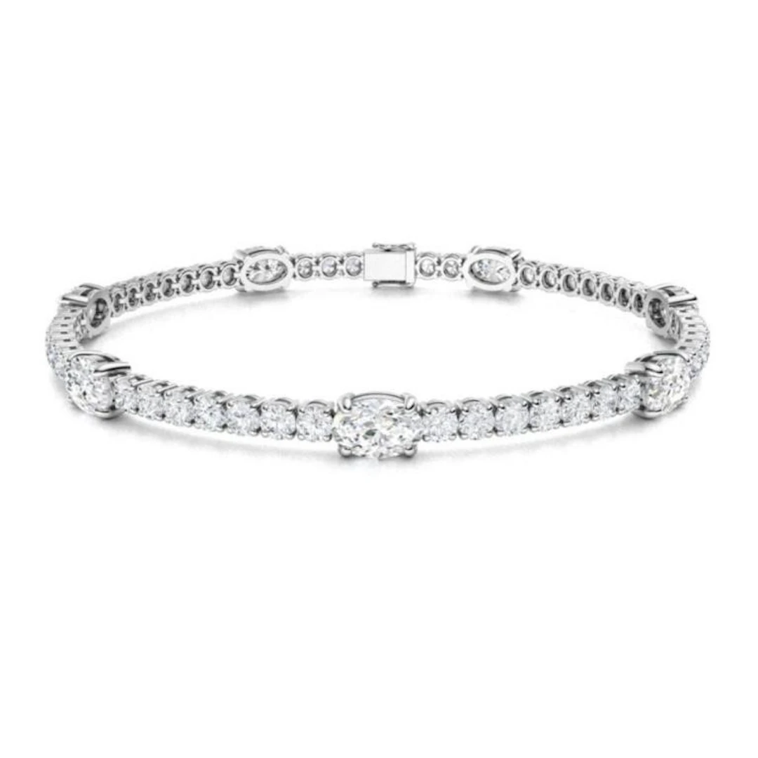 Gold & White Diamonds 20.70 Cts Bracelet