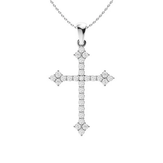 Gold & White Diamonds 2 Cts Necklace - E/VVS