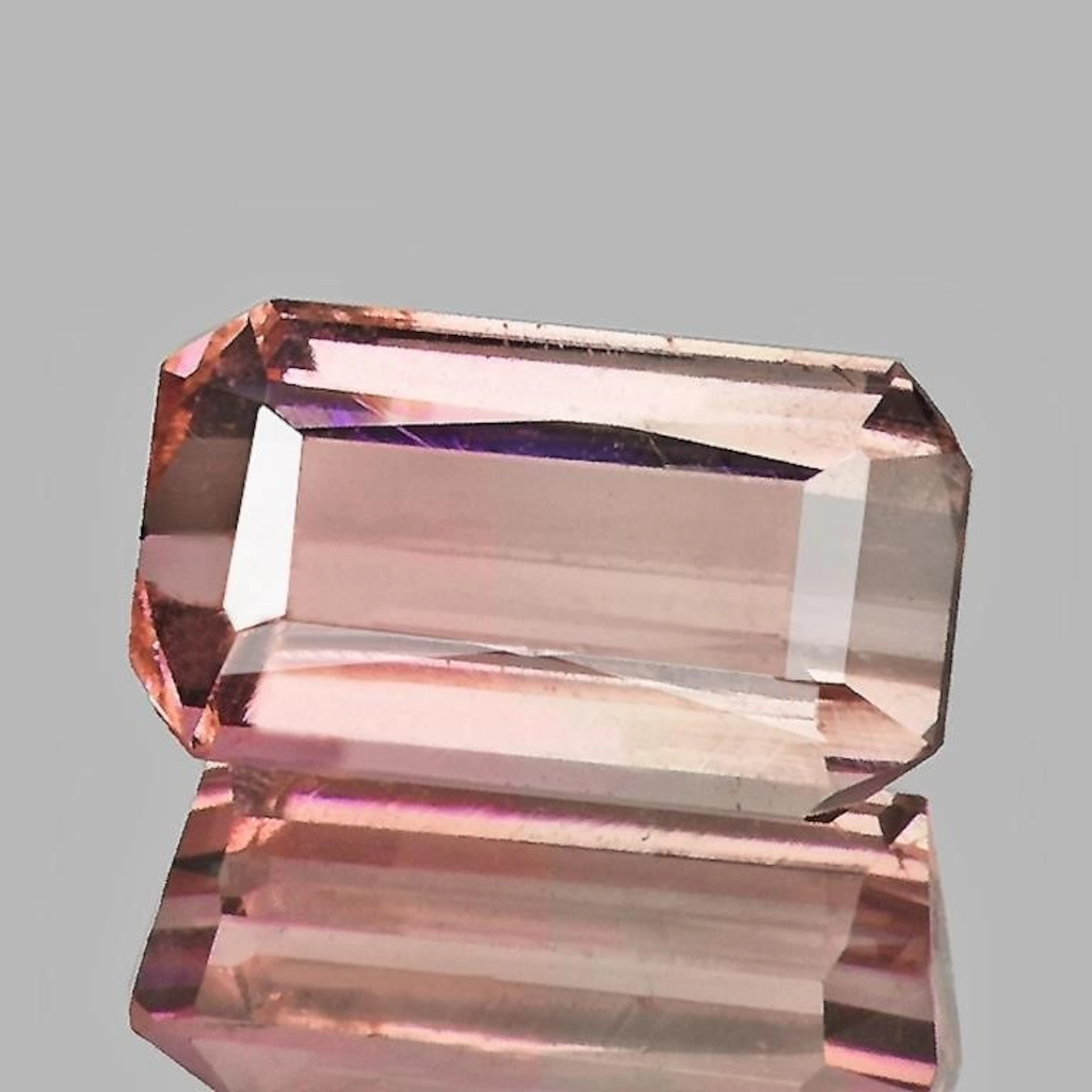 Natural Peach Pink Tourmaline 1.33 Cts { Flawless