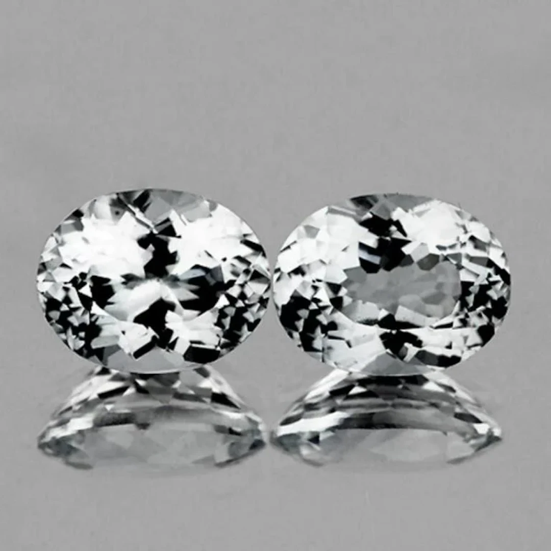 NATURAL Top Colorless WHITE TOPAZ FLAWLESS