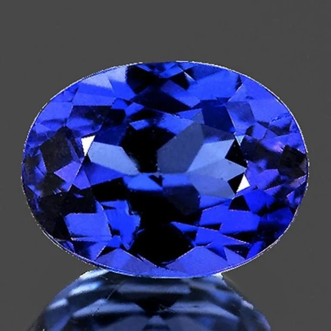 Natural Oval Purple Blue Tanzanite 8x6 MM [Flawles