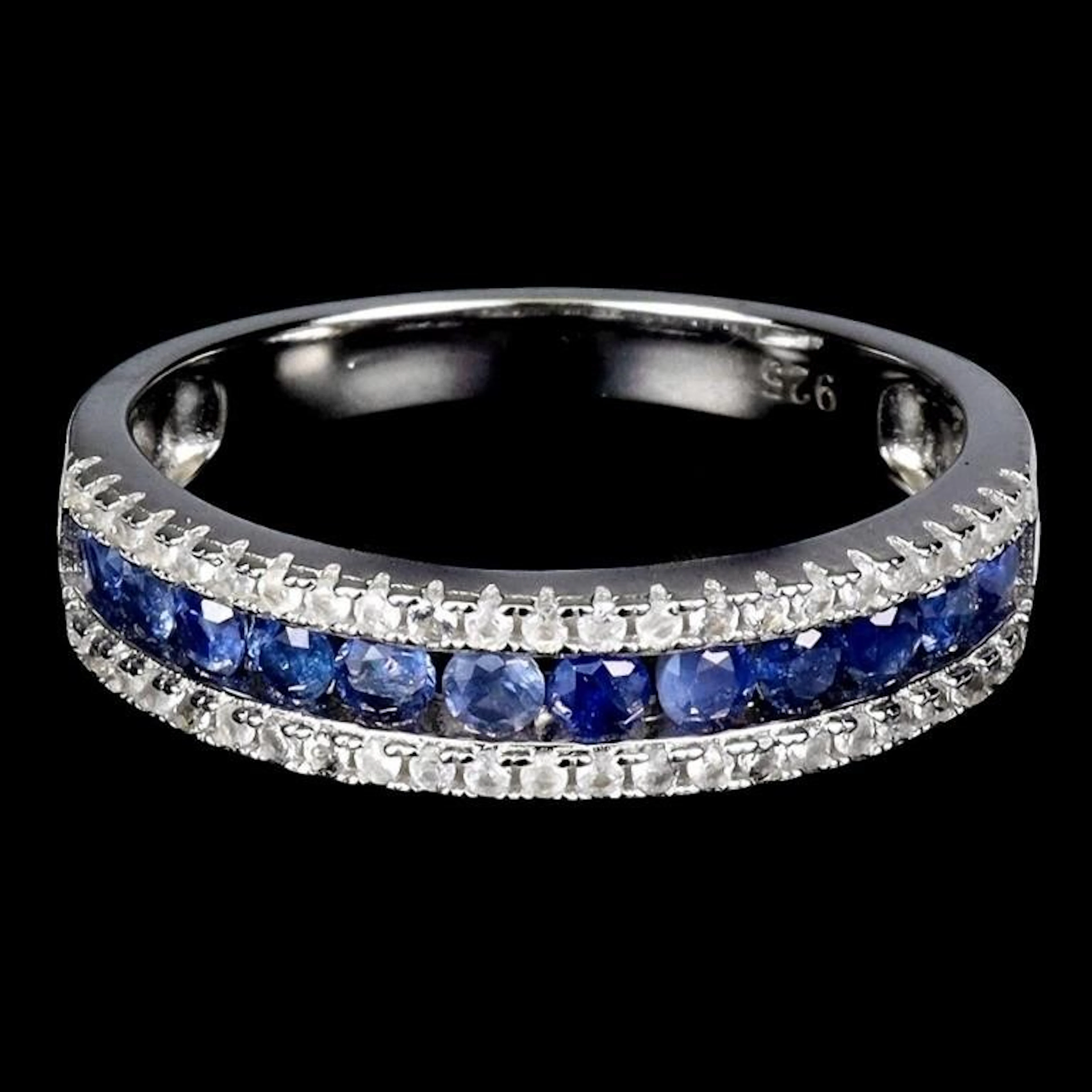 Natural Burma Blue Sapphire Ring