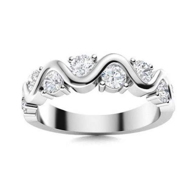Gold & White Diamond 2 Cts Ring