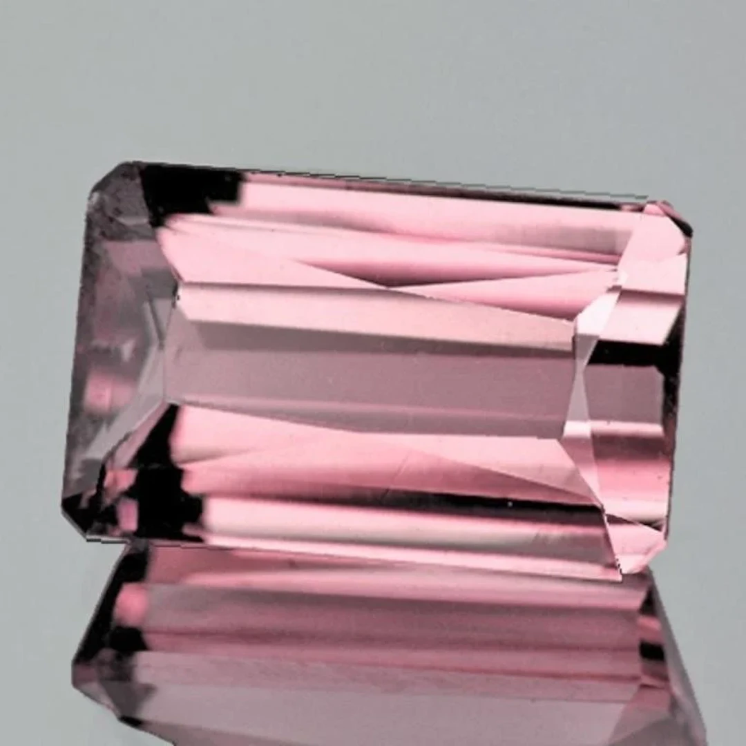 Natural Peach Pink Tourmaline 1.83 Cts { Flawless