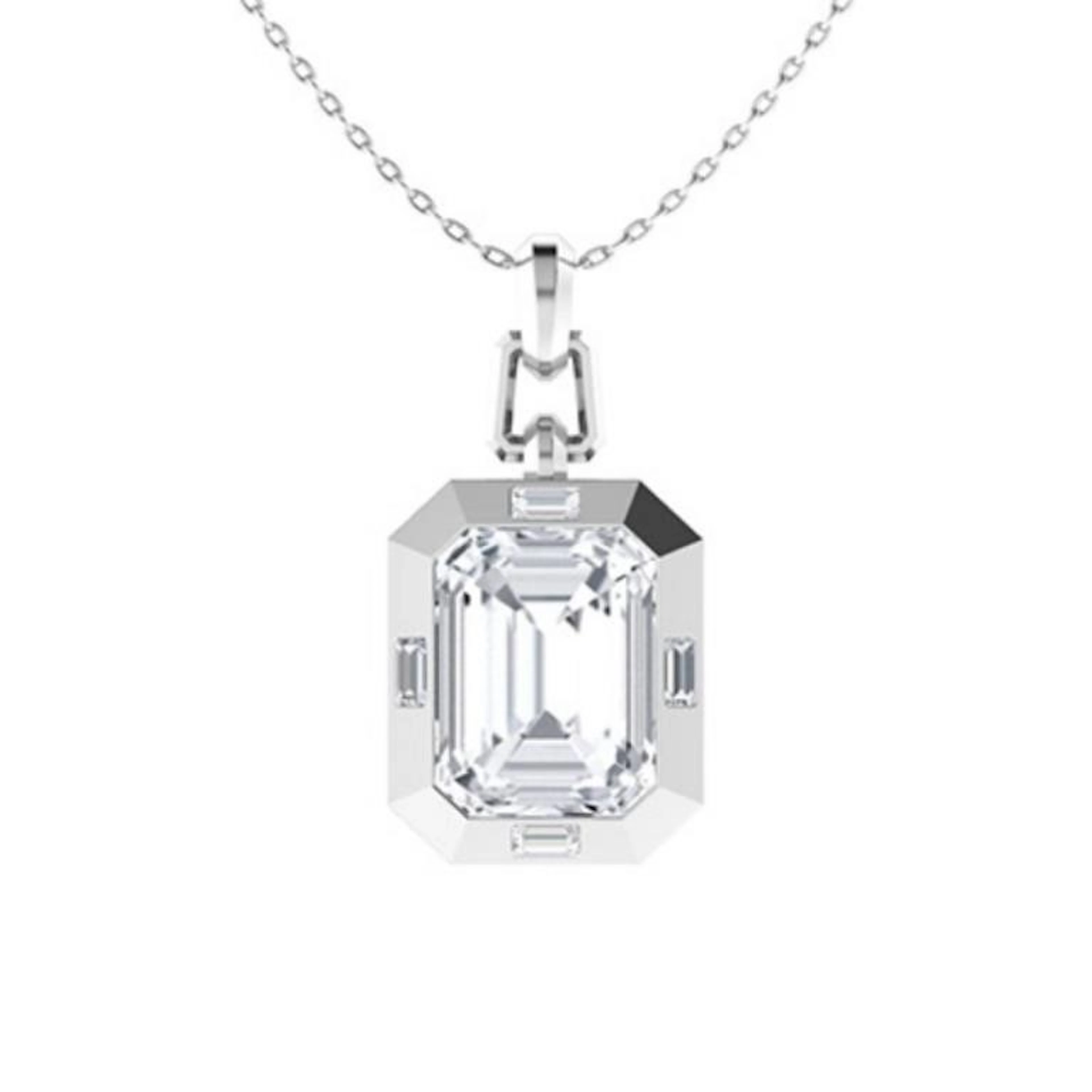 Gold & White Diamonds 2.50 Cts Necklace - E/VVS