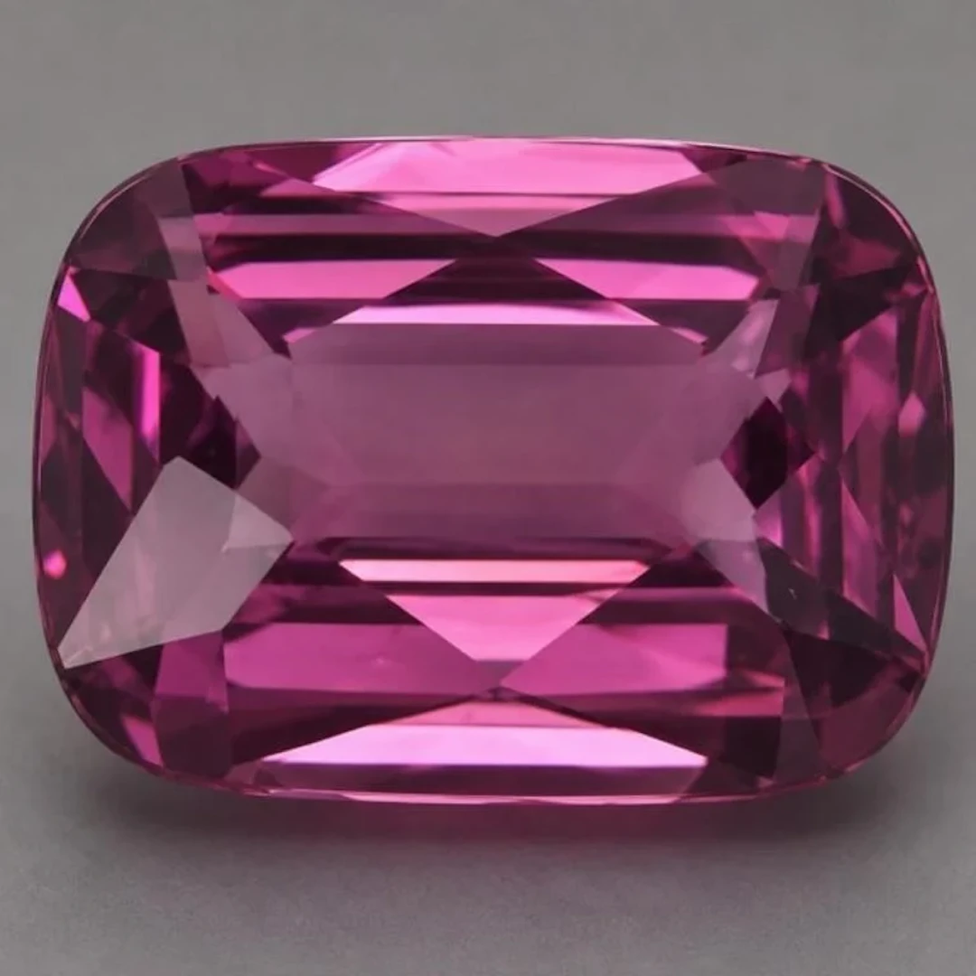 Natural Cushion Pink Spinel [Flawless-VVS]