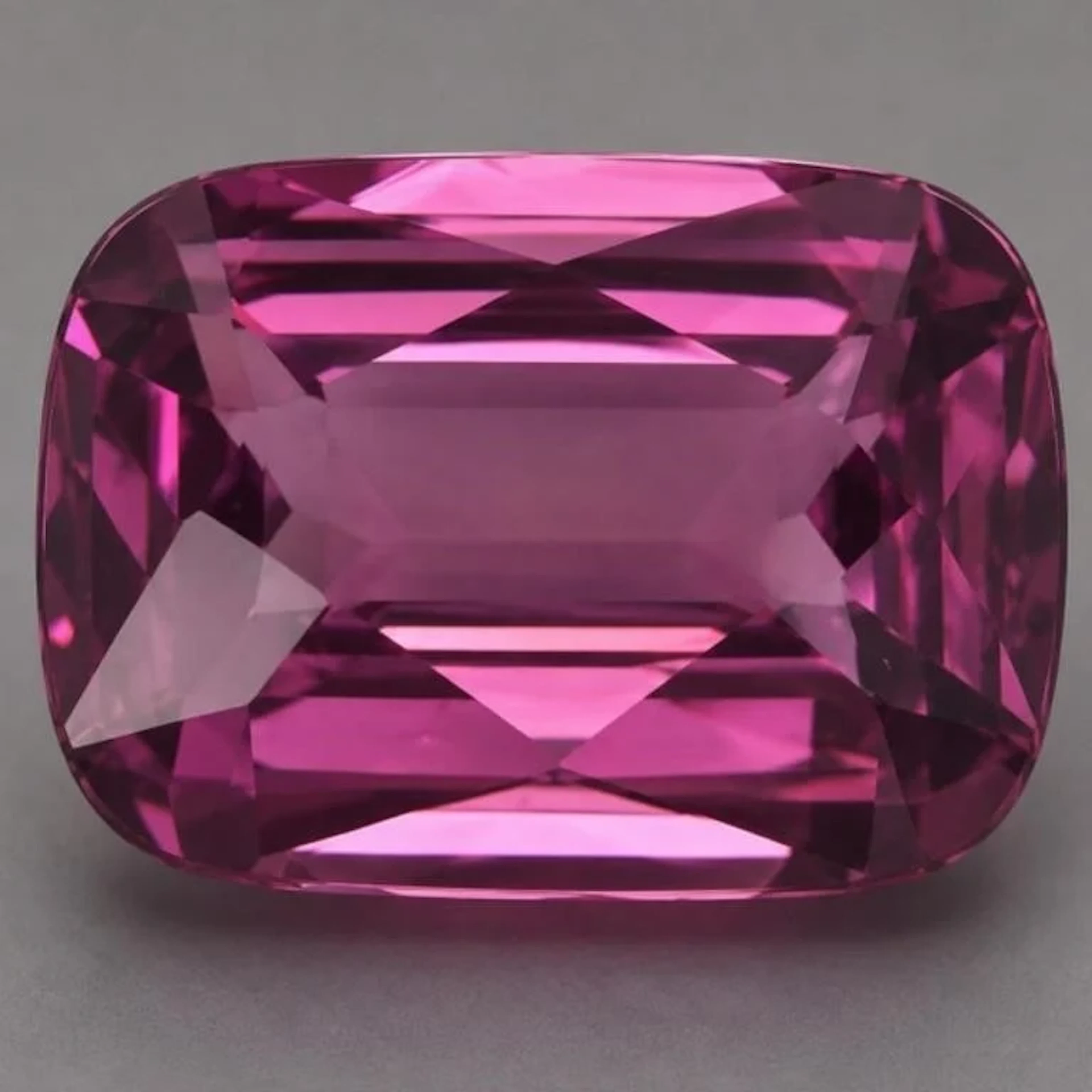 Natural Cushion Pink Spinel [Flawless-VVS]