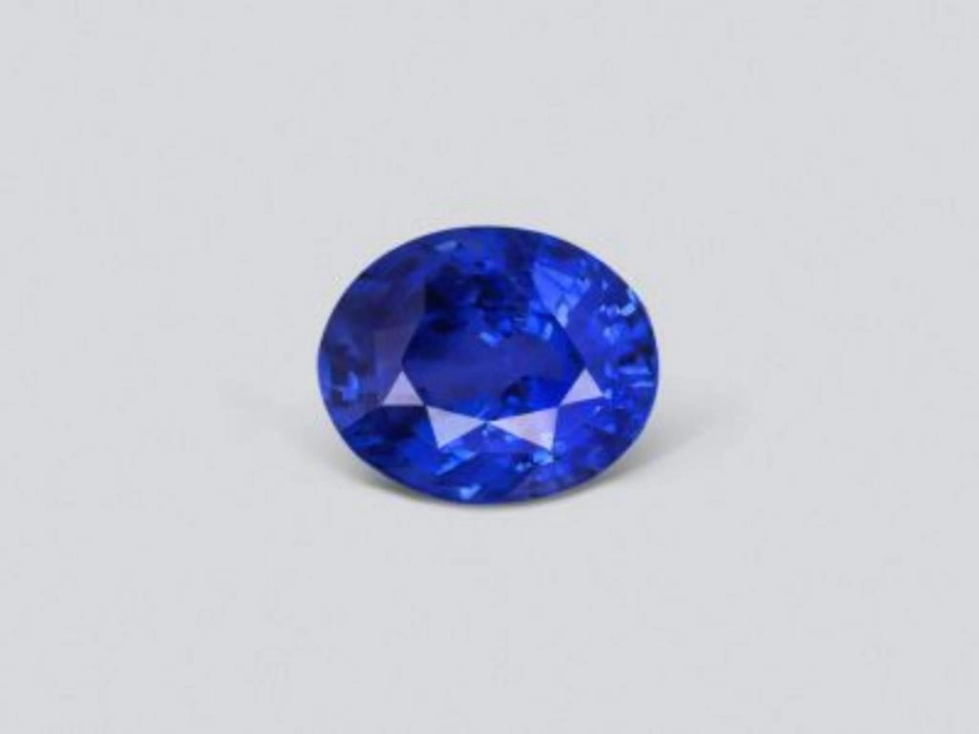 Natural Intense Blue Sapphire 5x4 MM