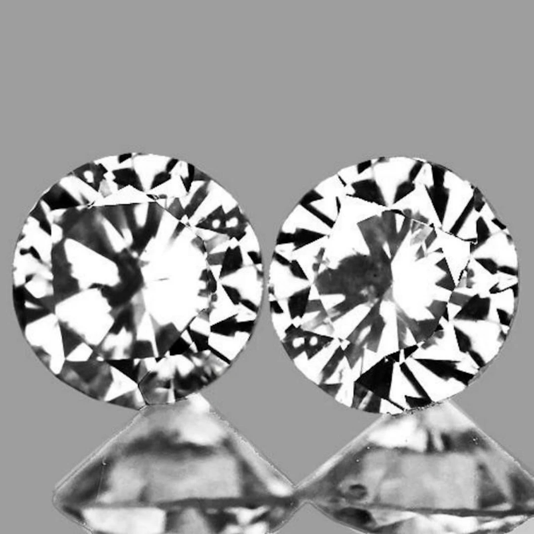 Brilliant White Diamond Pair 10.00 Cts - IGI Cerif