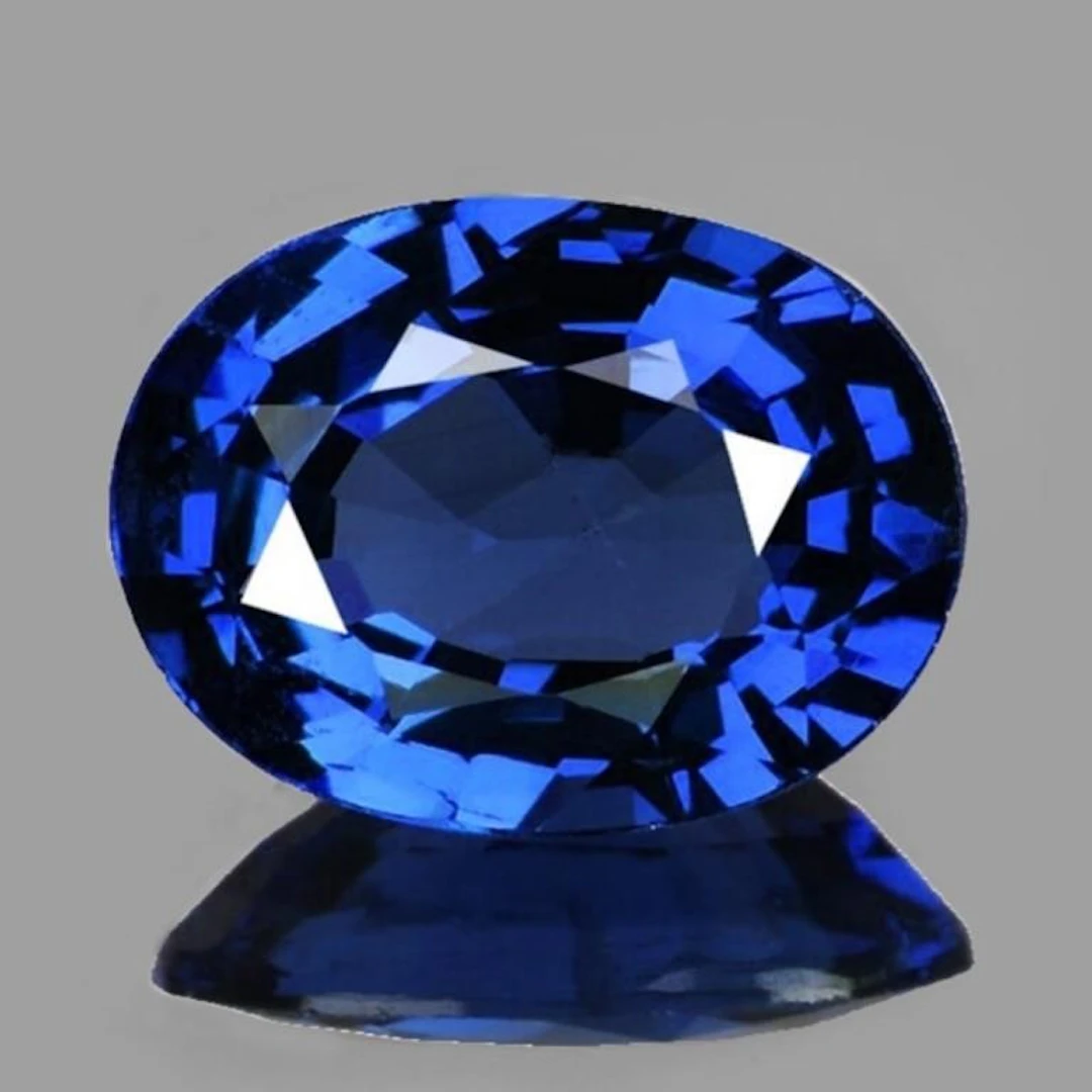 Natural Oval Blue Sapphire 1.23 Cts {Flawless-VVS}