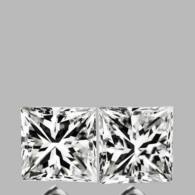 White Princess Diamond Pair 4.00 Cts - IGI Certifi
