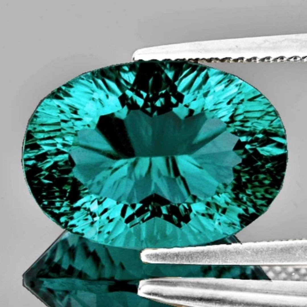 Natural Greenish/Blue Fluorite {Flawless-VVS1}