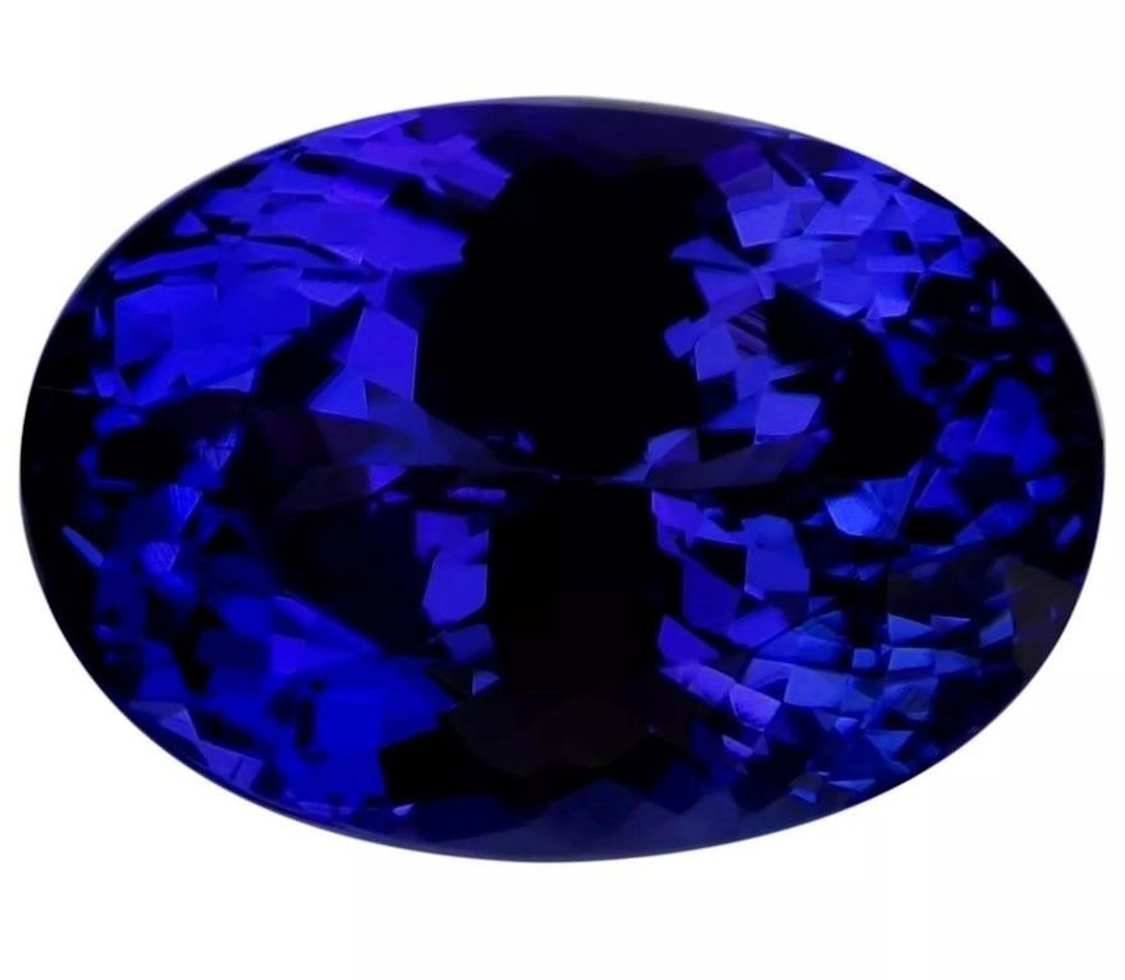 Natural Museum Quality Royal Blue Tanzanite 142 Ca