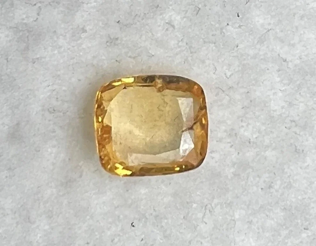 Natural Intense Yellow Ceylon Sapphire...3.01 Cts