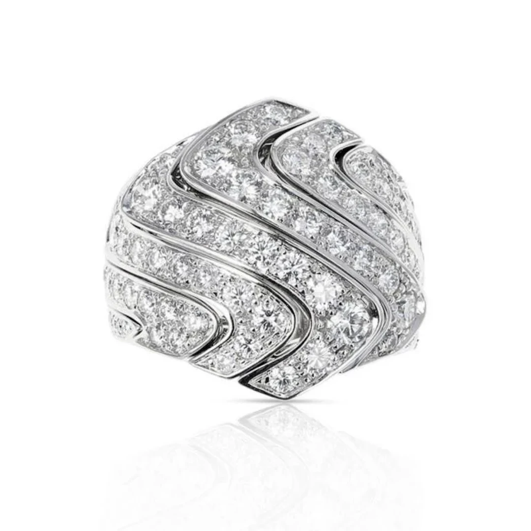 Gold & White Diamond Ring