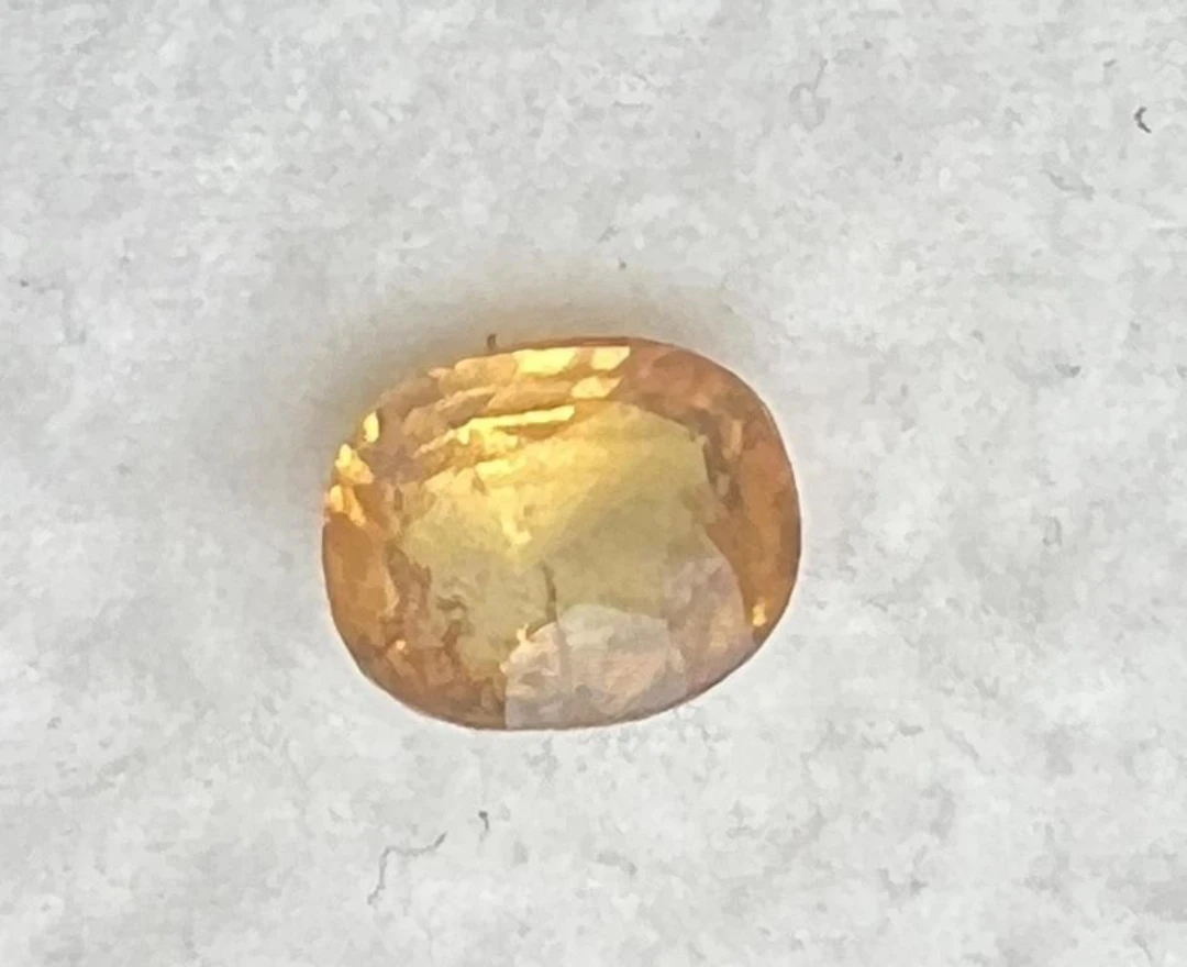 Natural Yellow Ceylon Sapphire.....4.34Cts