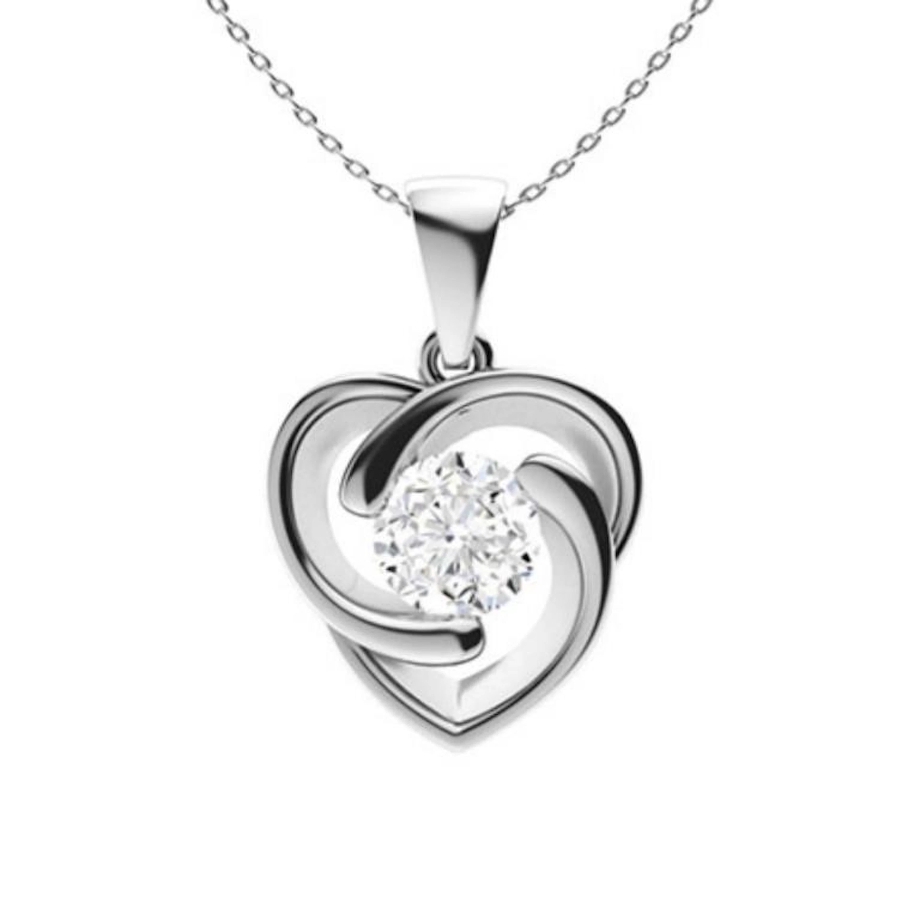 Gold & White Diamonds 2 Cts Necklace - E/VVS