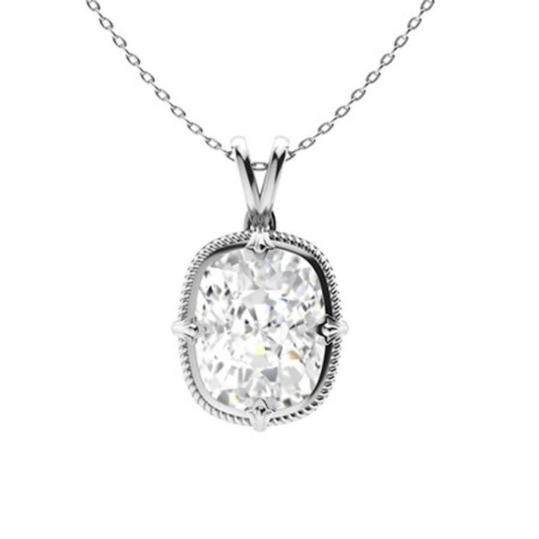 Gold & White Diamonds 2 Cts Necklace - E/VVS