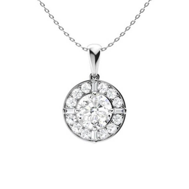 Gold & White Diamonds 2.50 Cts Necklace - E/VVS