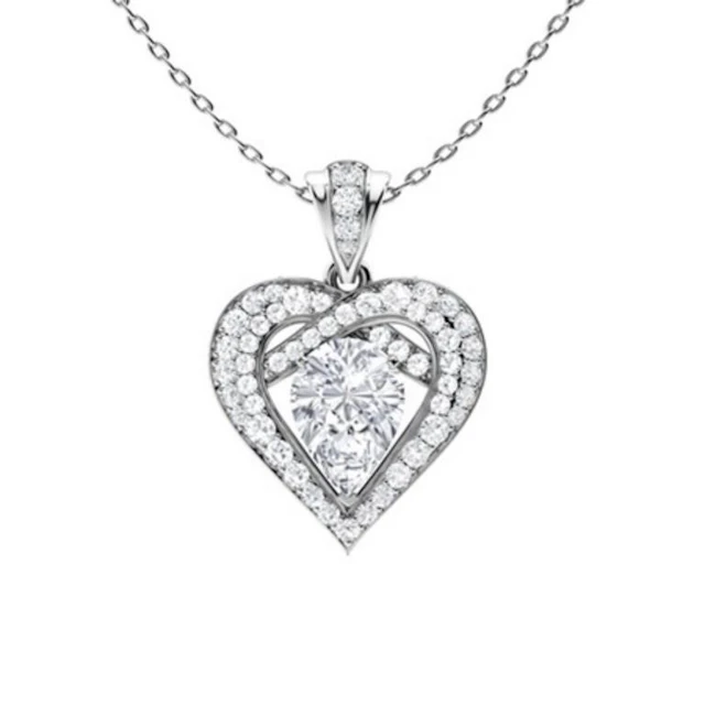 Gold & White Diamonds 3 Cts Necklace - E/VVS