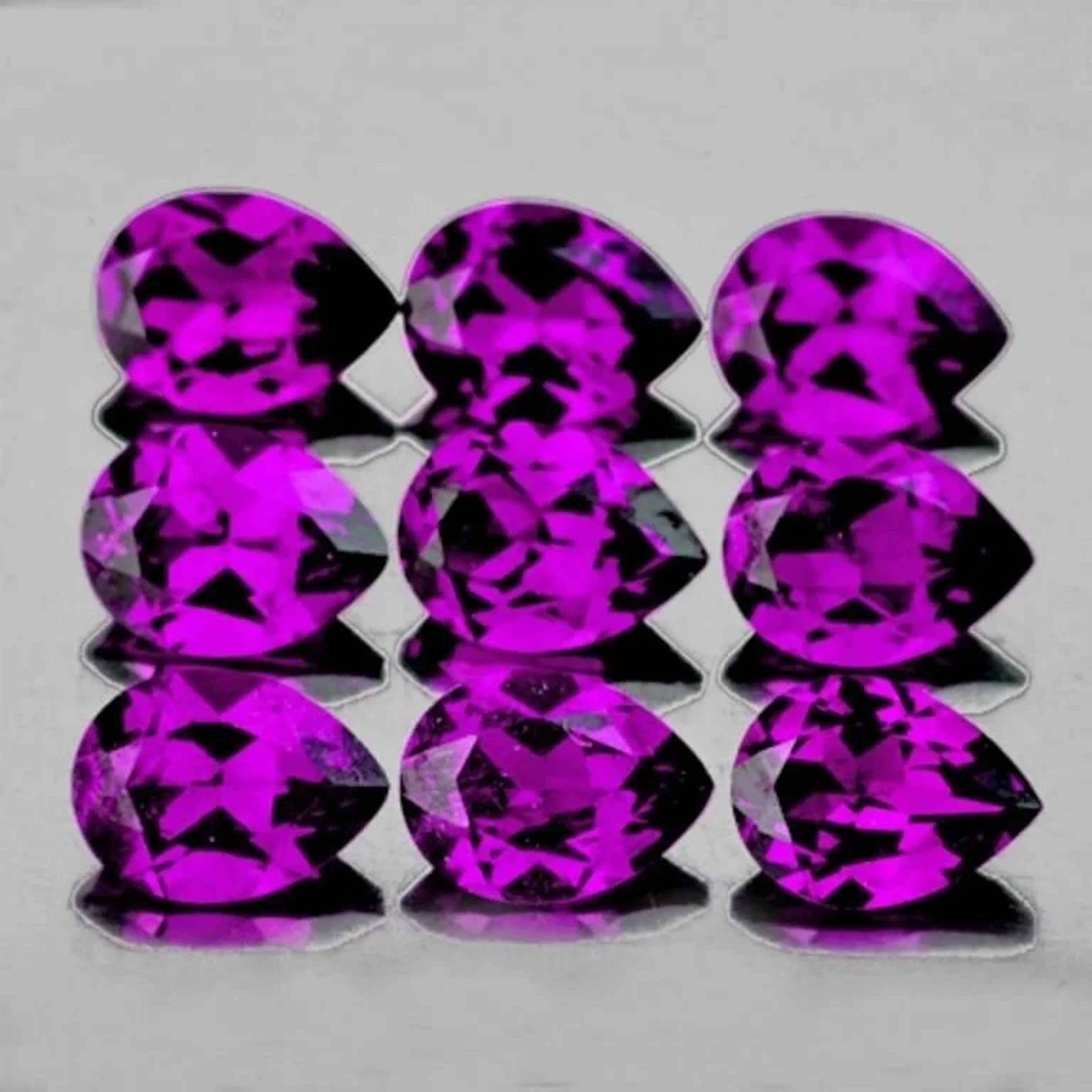 Natural Magenta Purple Rhodolite Garnet {Flawless-