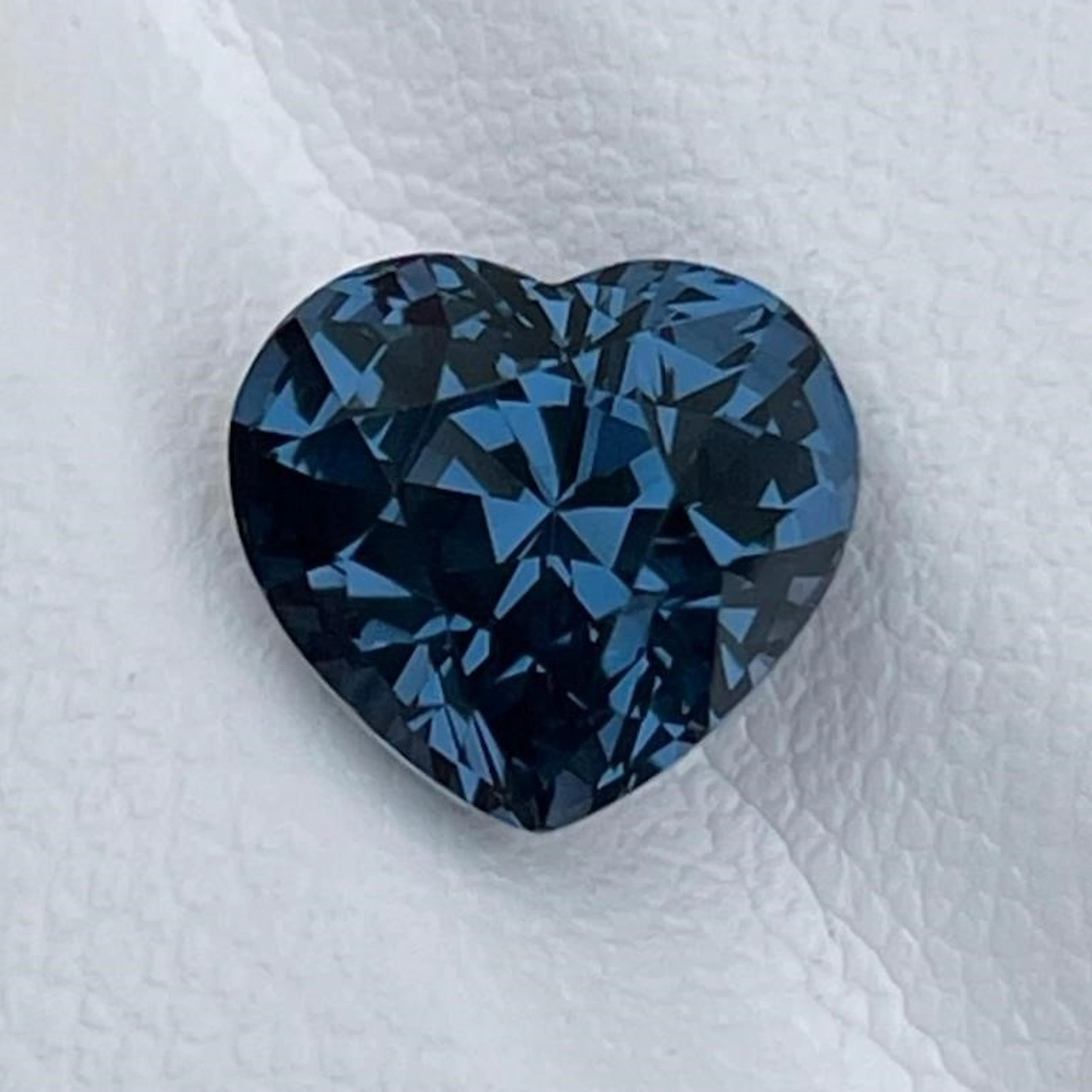 Natural Heart Cobalt Blue Spinel 3.14 Cts- Untreat
