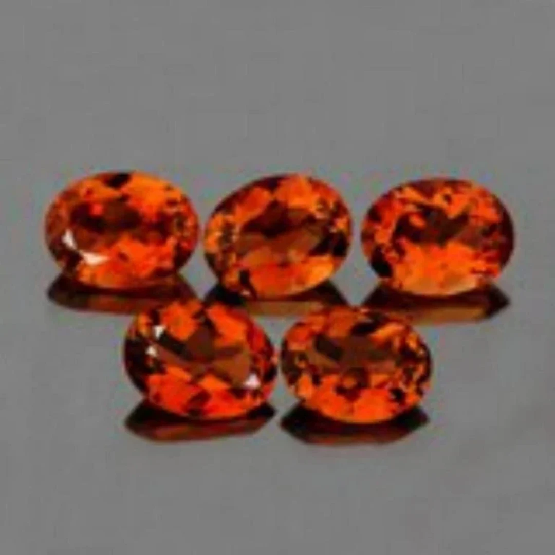 Natural Champagne Imperial Topaz 5 Pcs {Flawless-