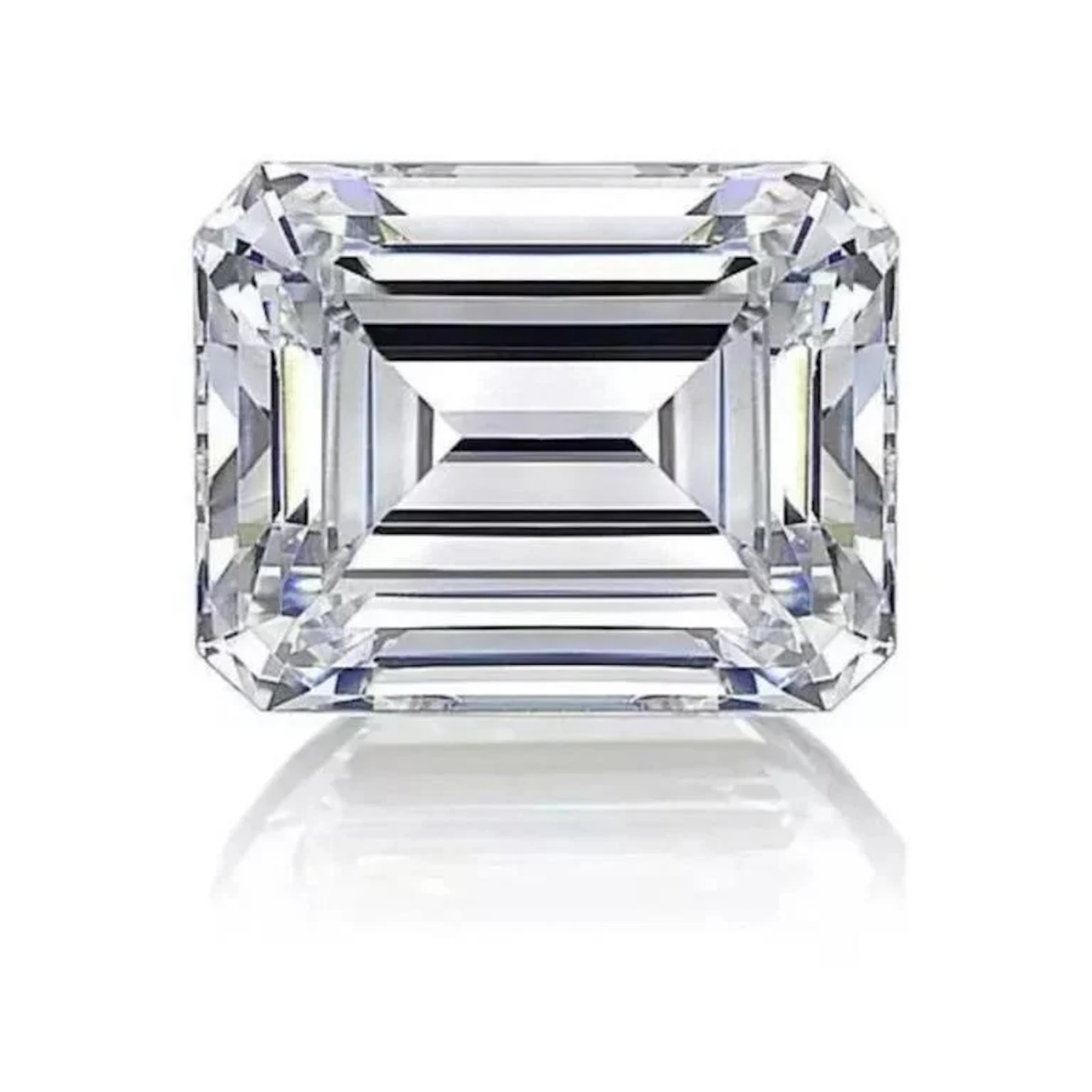White Emerald Cut Diamond 5.82 Cts E/VVS IGI Certi