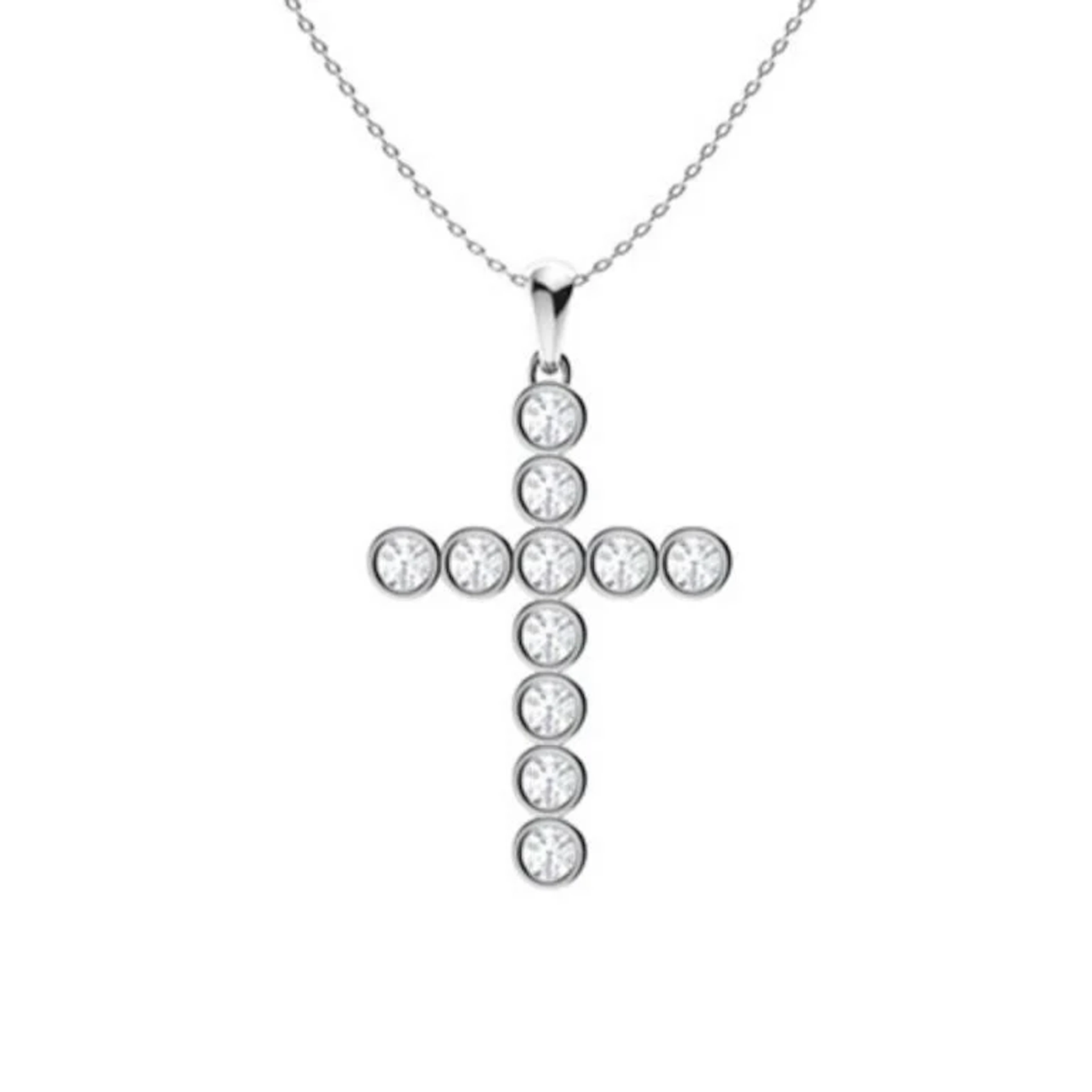 Gold & White Diamonds 2 Cts Necklace - E/VVS