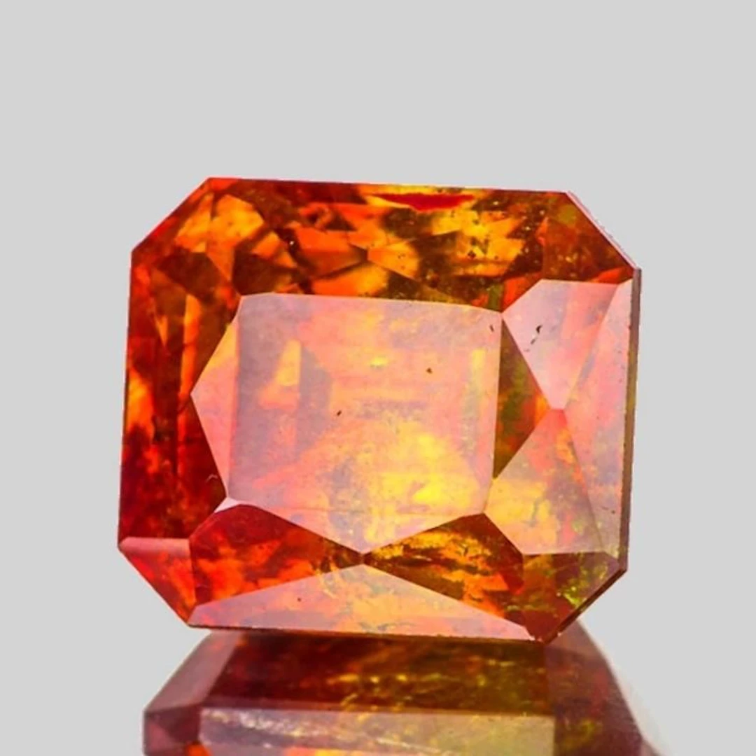 Natural Orangy Yellow Sphalerite 19.95 Cts - Certi