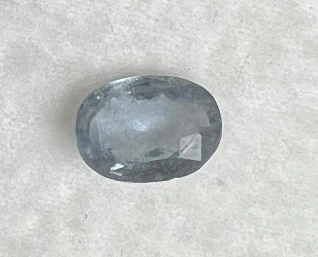 Natural Greyish Blue Sapphire