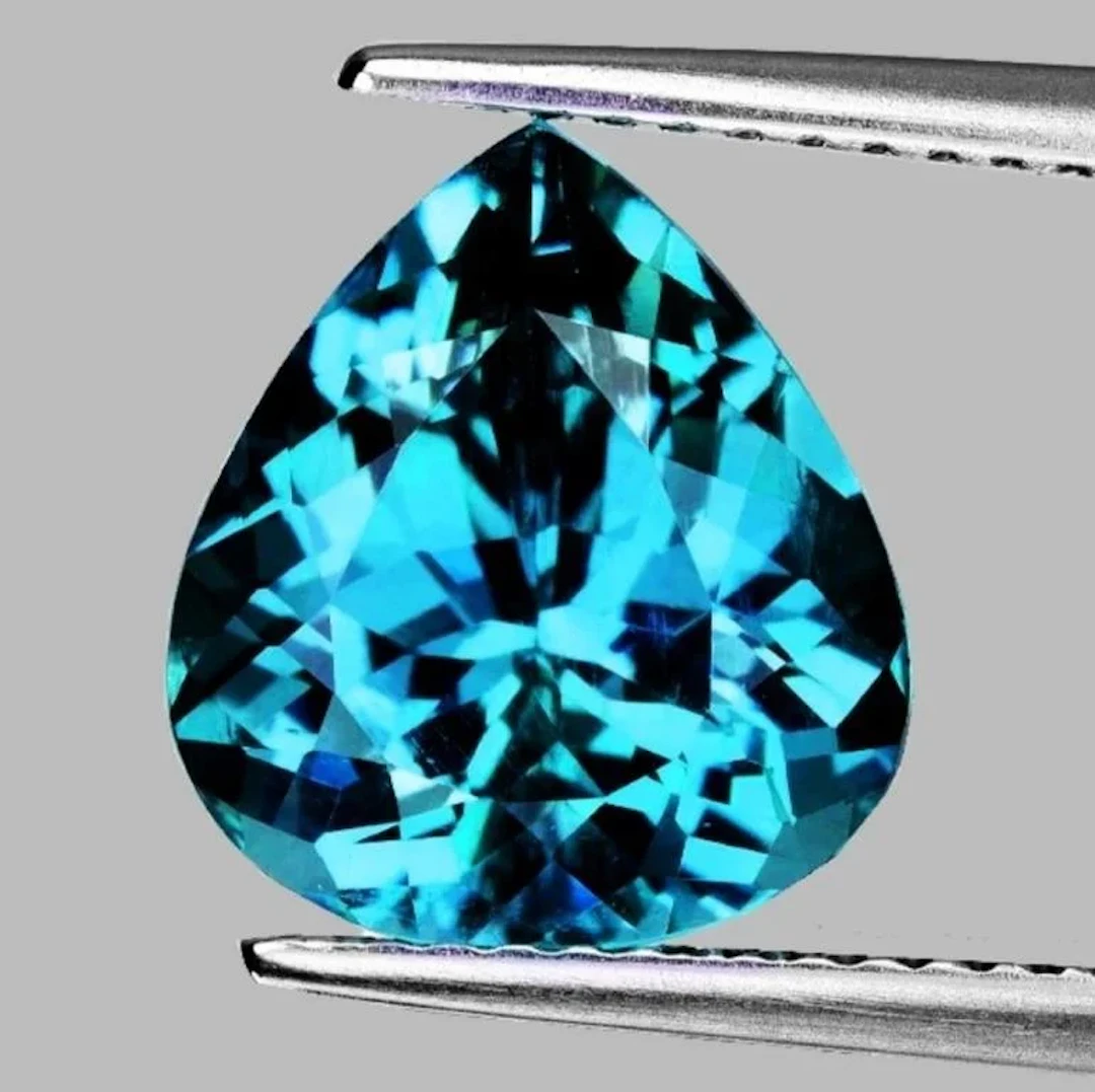 Natural Indicolite Blue Tourmaline {Flawless-VVS}
