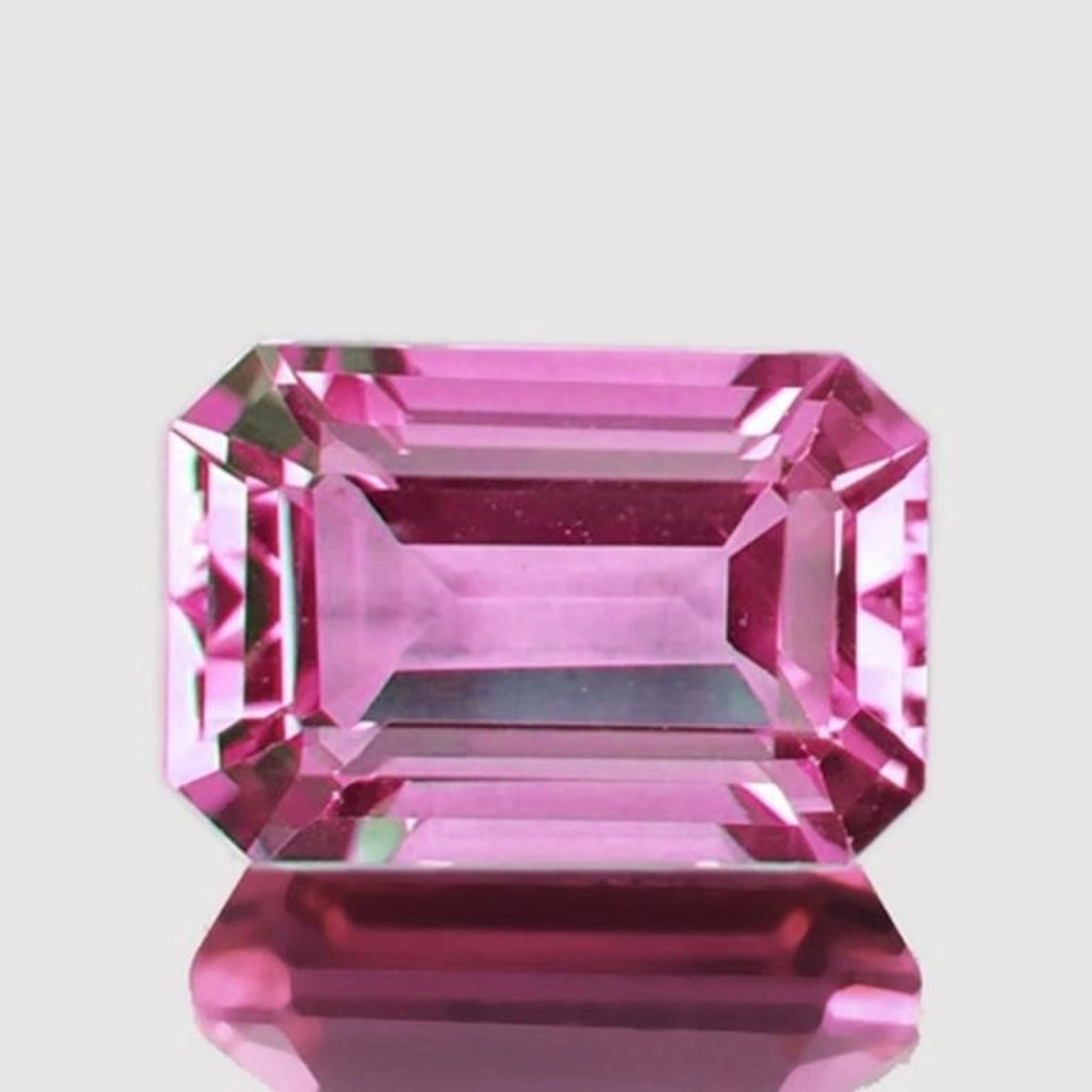 Natural Octagon Pink Tourmaline [VVS]