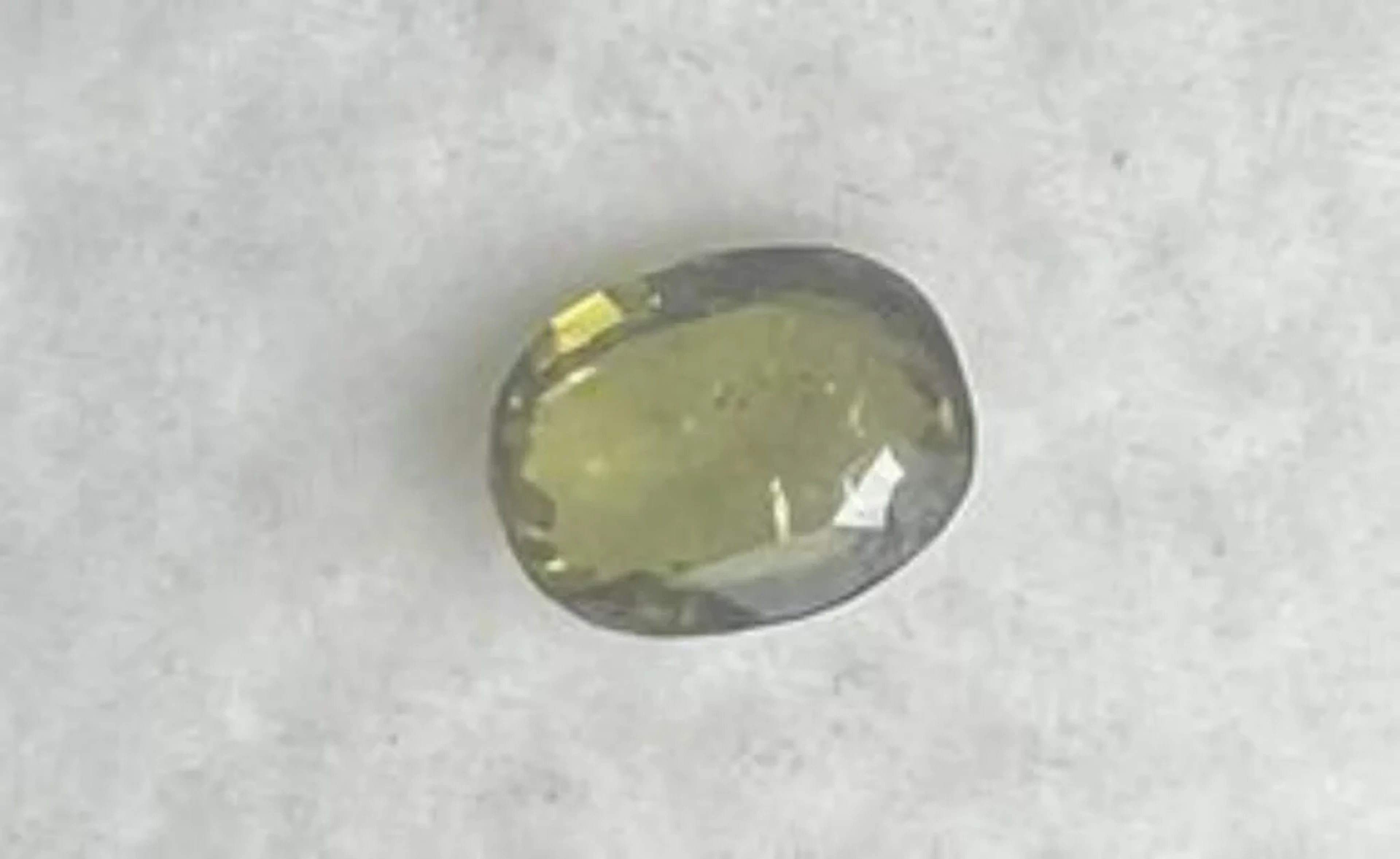 Natural Olive Green Ceylon Sapphire...3.62 Cts
