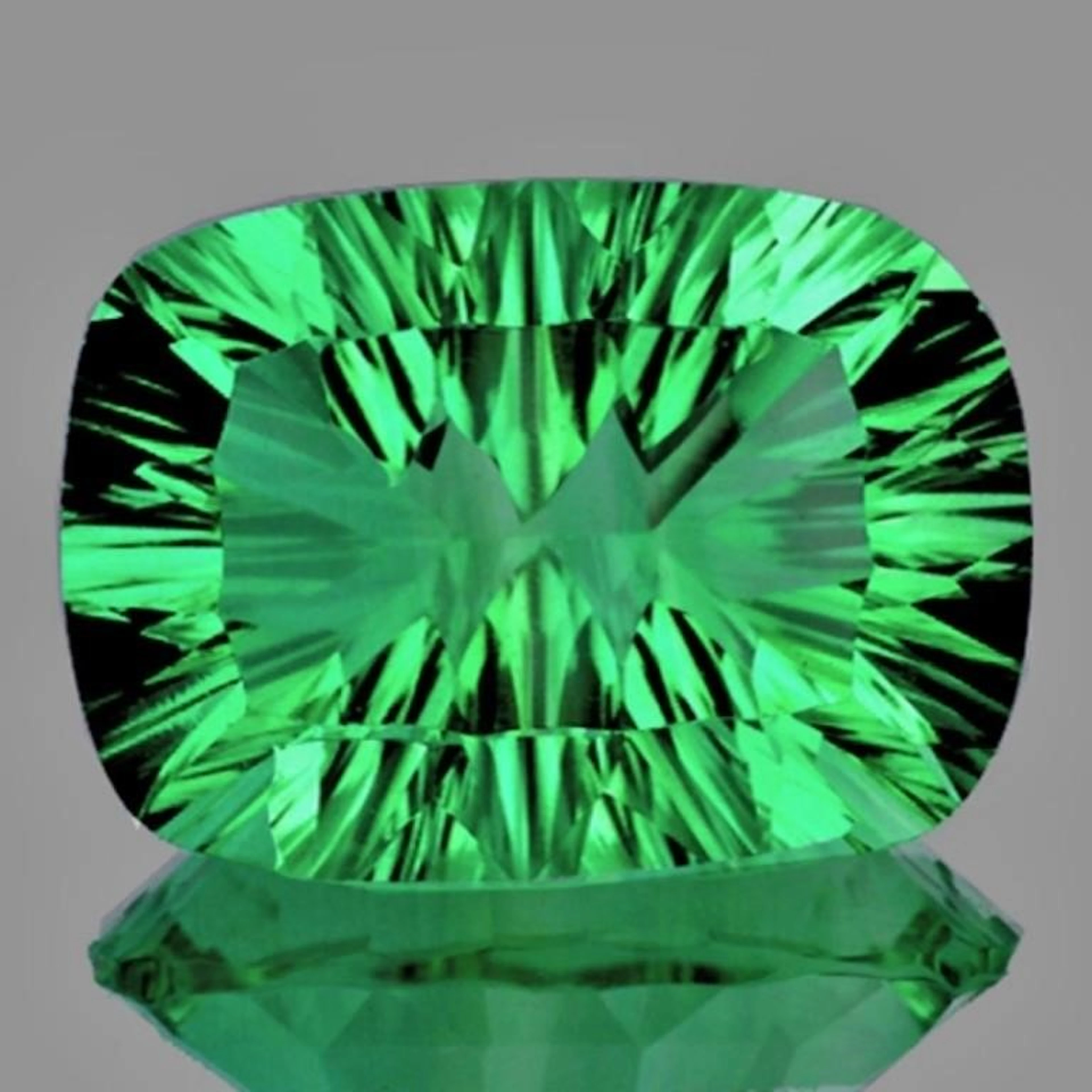 Natural Emerald Green Fluorite 87 Cts {Flawless-V