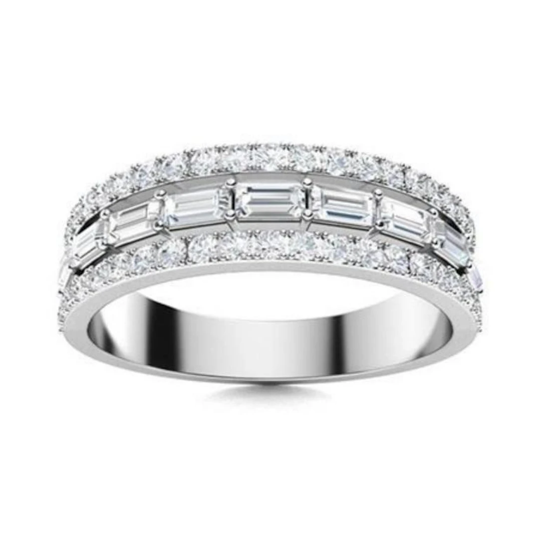 Gold & White Diamond 5.00 Cts Ring